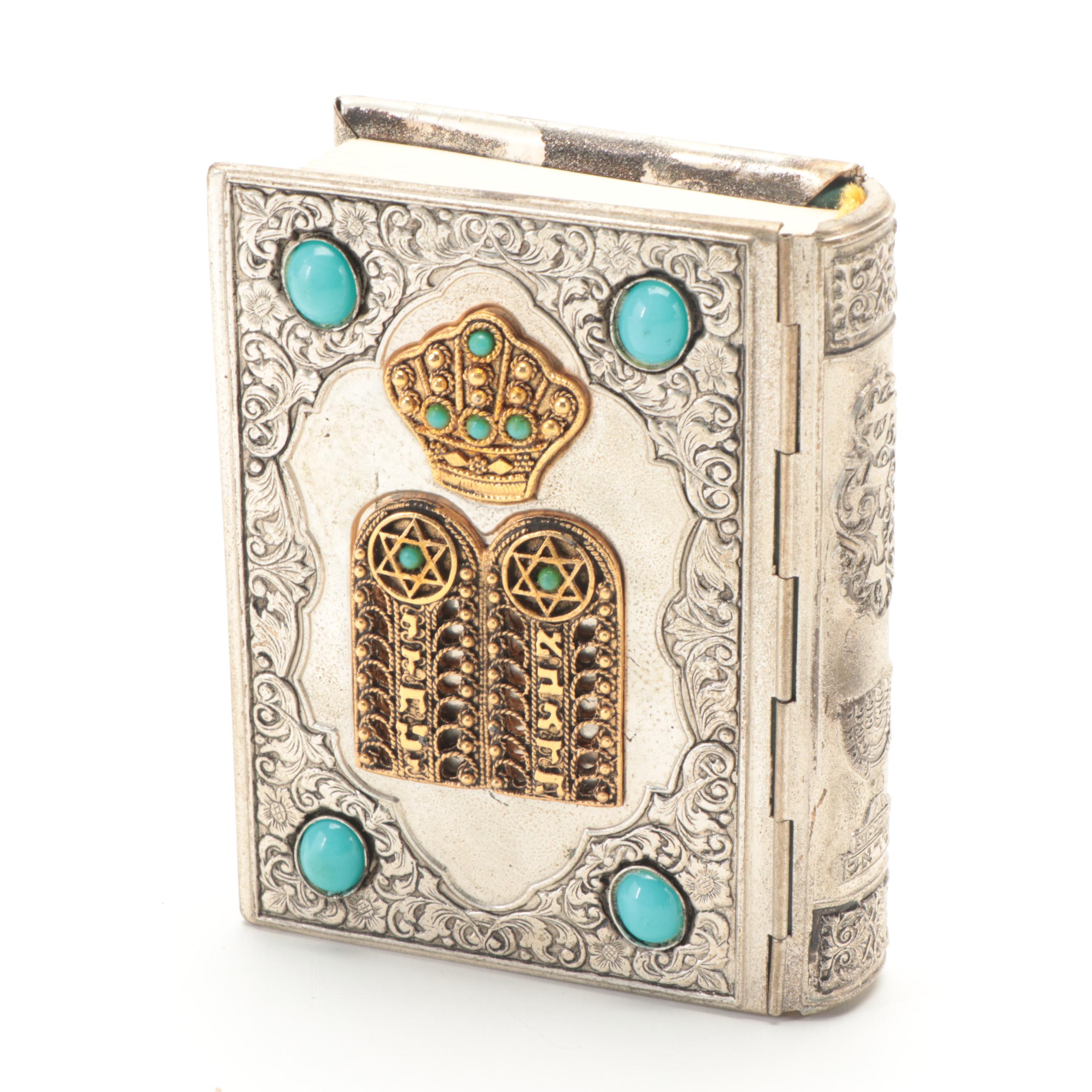 "Siddur Avodat Israel" with English Translation with Torah Scroll and Figurines