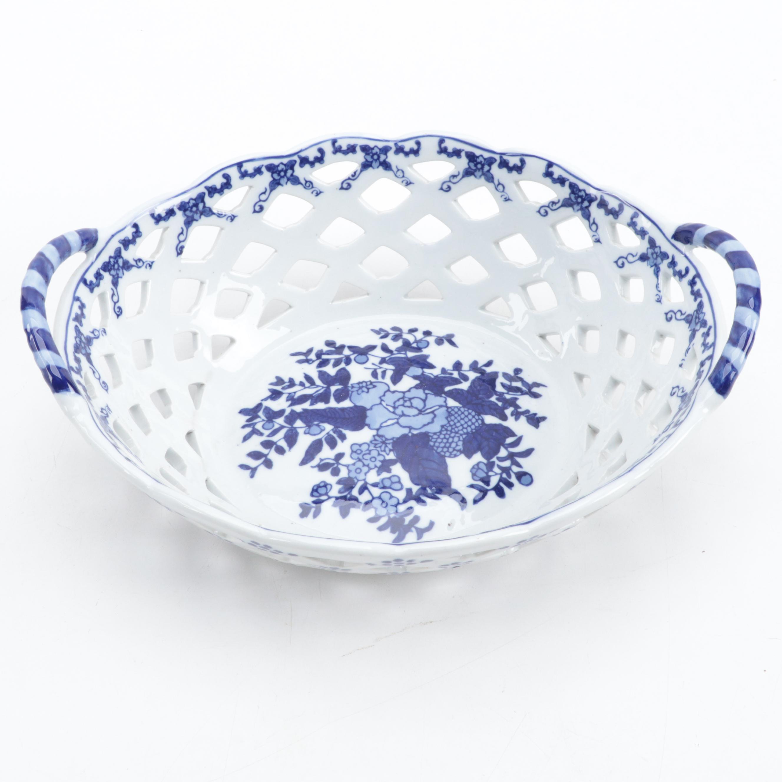 Chinese and Other Blue and White Porcelain Bowls and Décor
