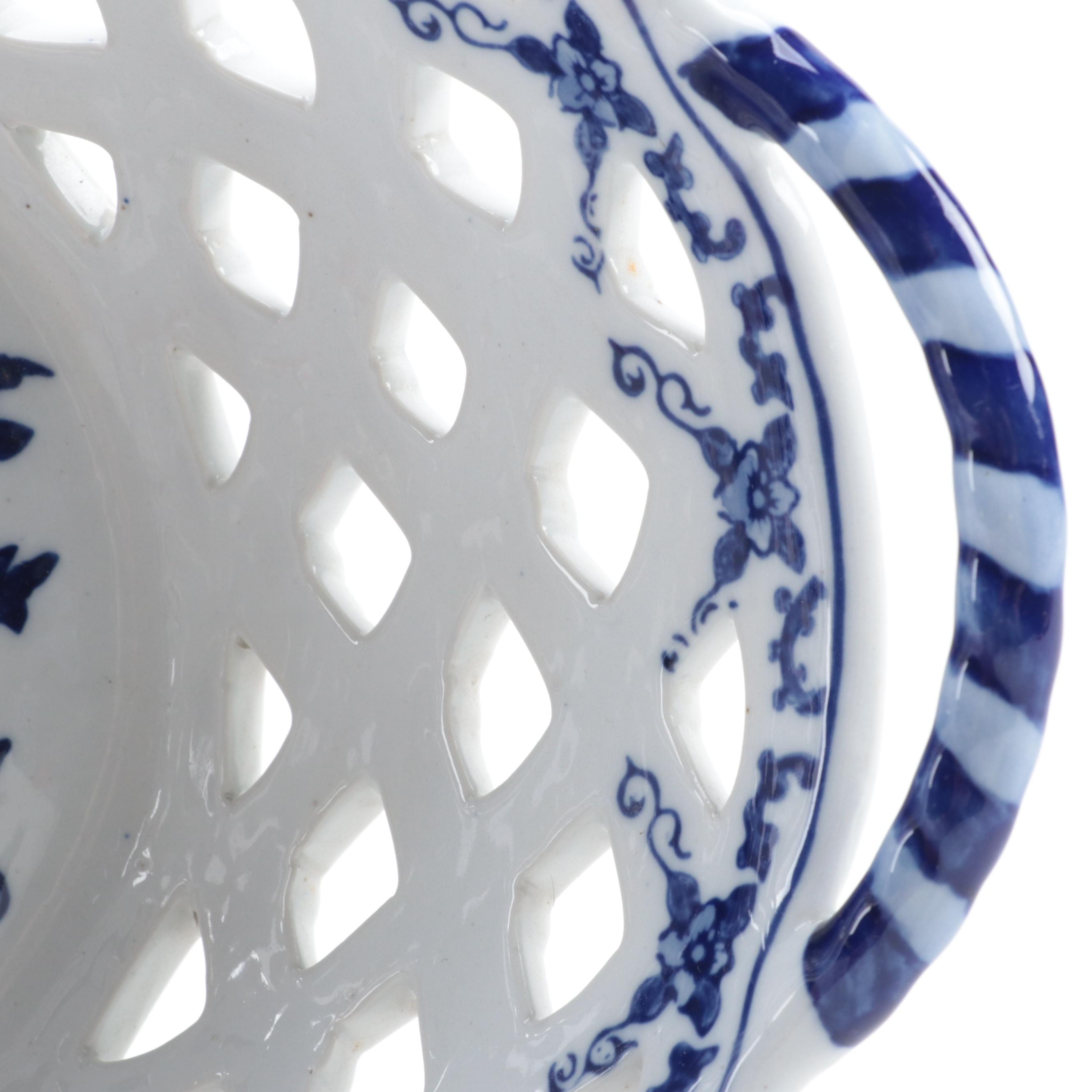 Chinese and Other Blue and White Porcelain Bowls and Décor