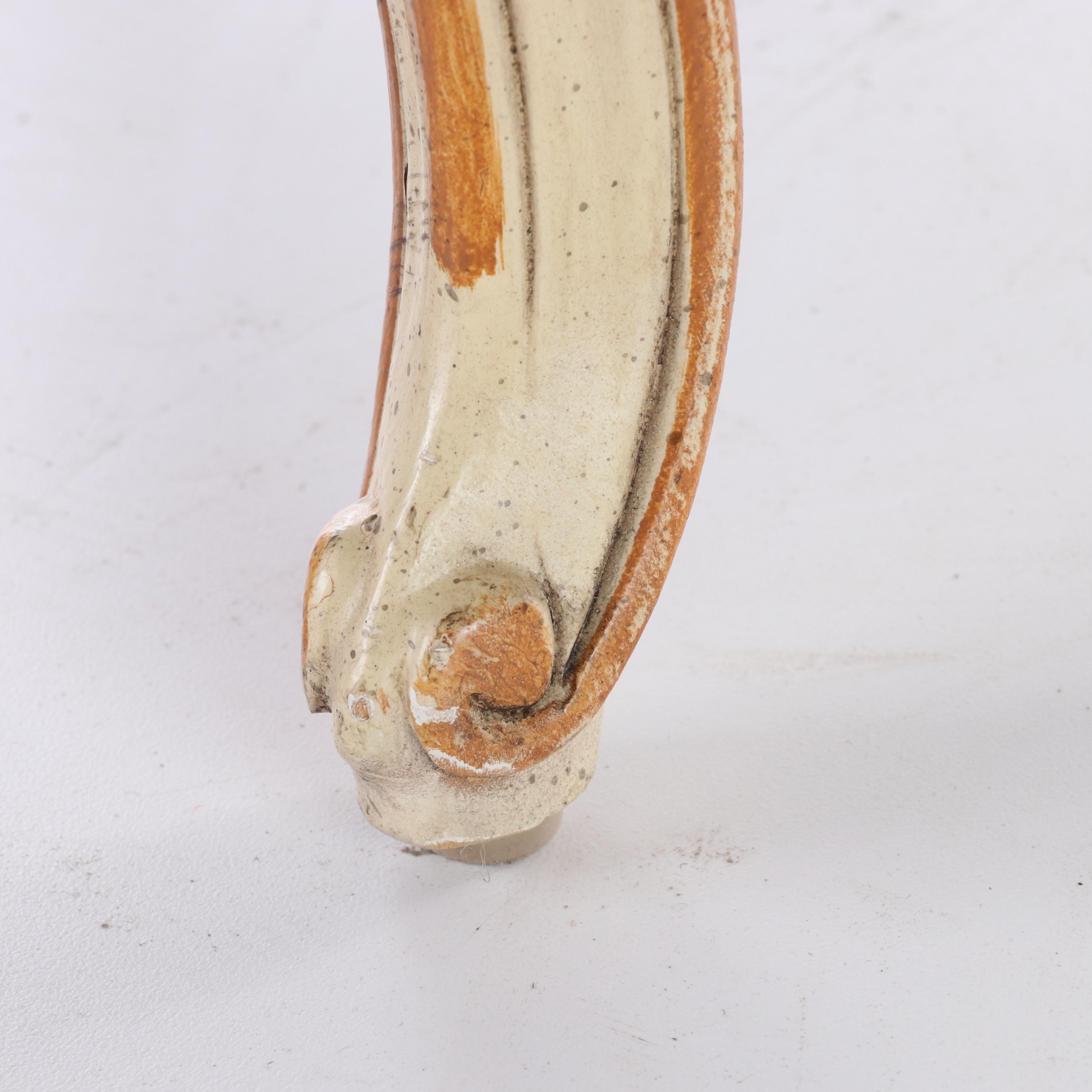 Bernhardt/Hibriten Louis XV Style Painted and Custom-Upholstered Fauteuil