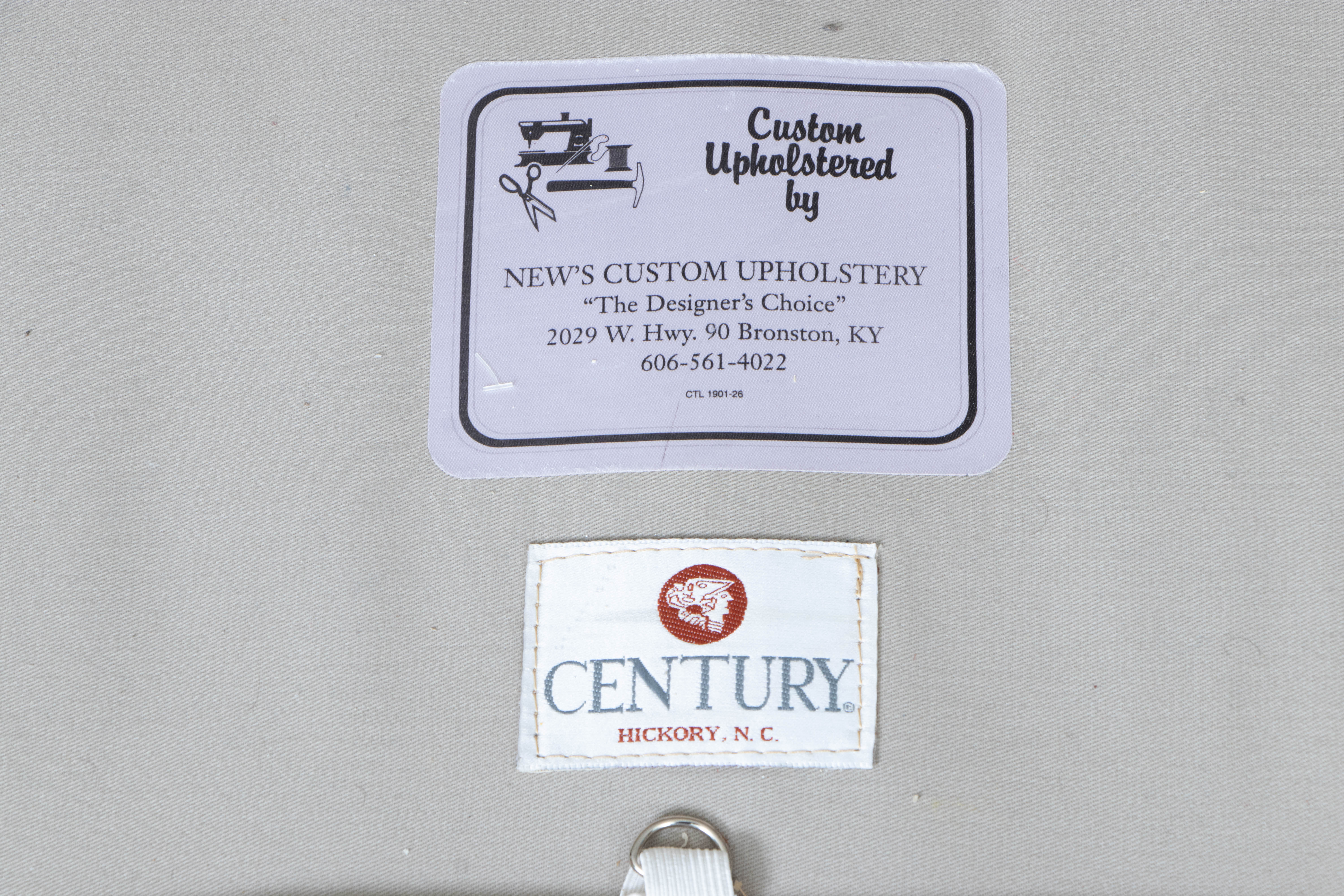 Century Chartreuse Velour Upholstered Rolled-Arm Sofa