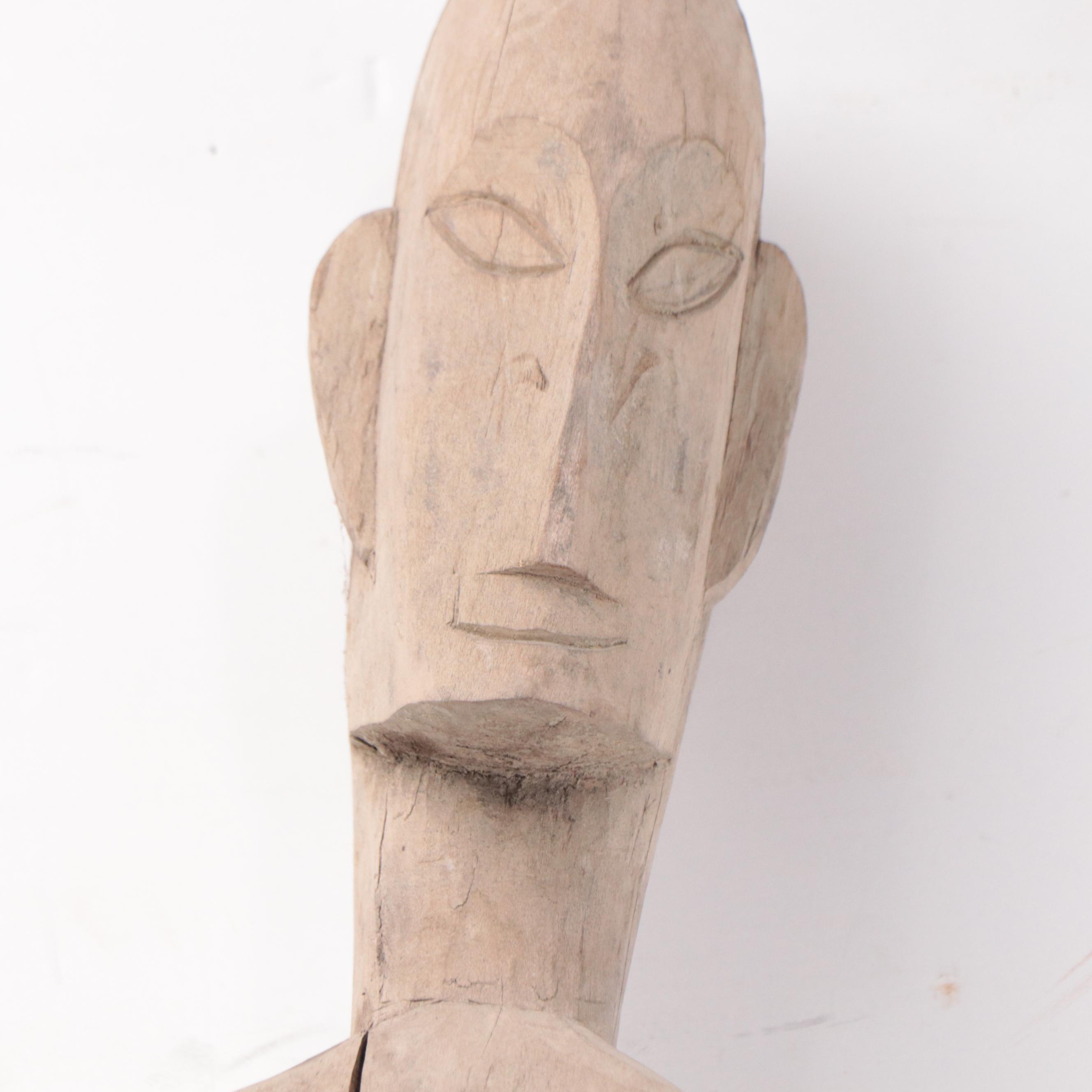 Bontoc Ifugao Pine "Dancing" Bulul Votive Holder