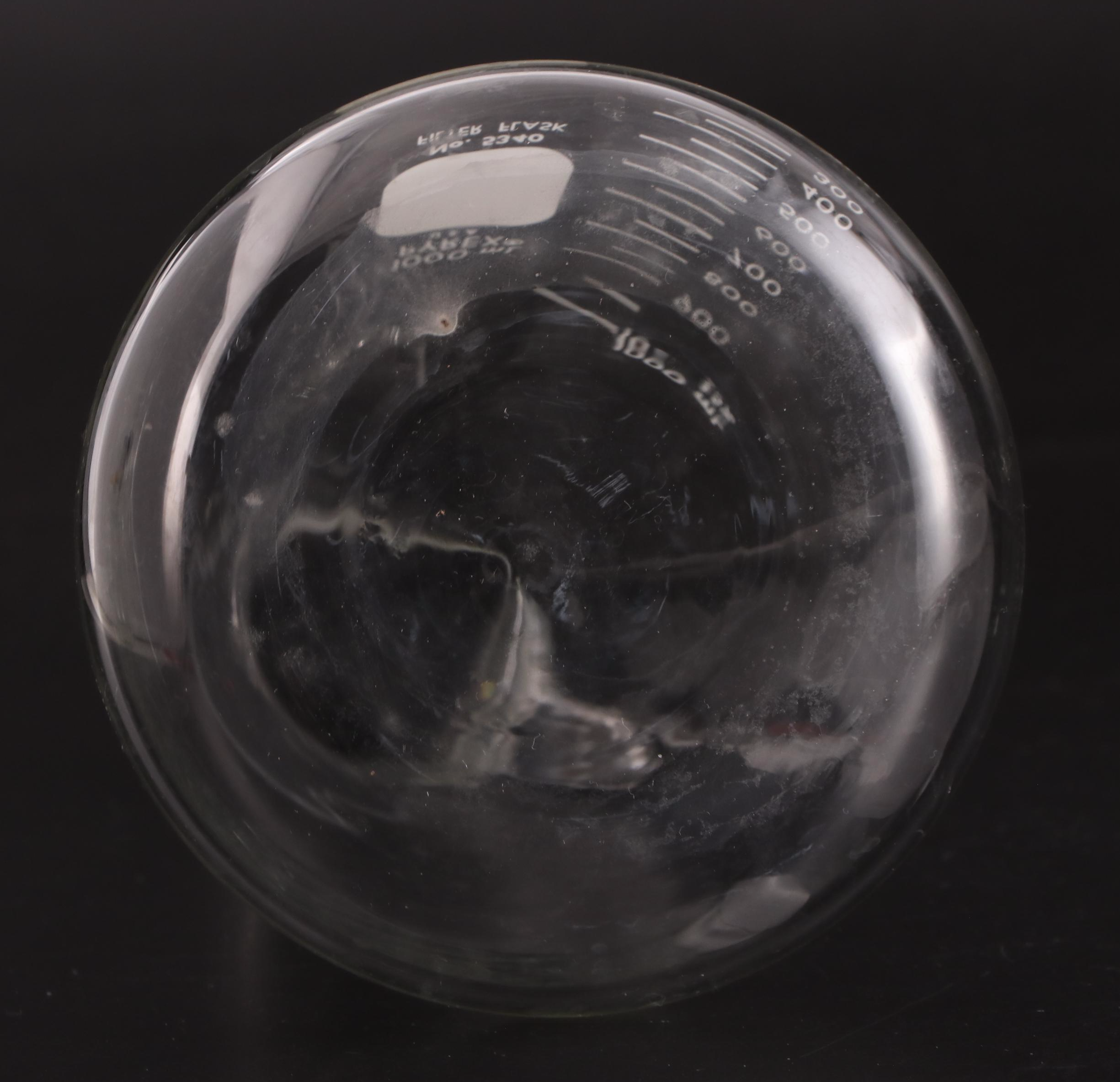 Pyrex and Kimax Laboratory Glass Filter Flasks with Rubber Tube