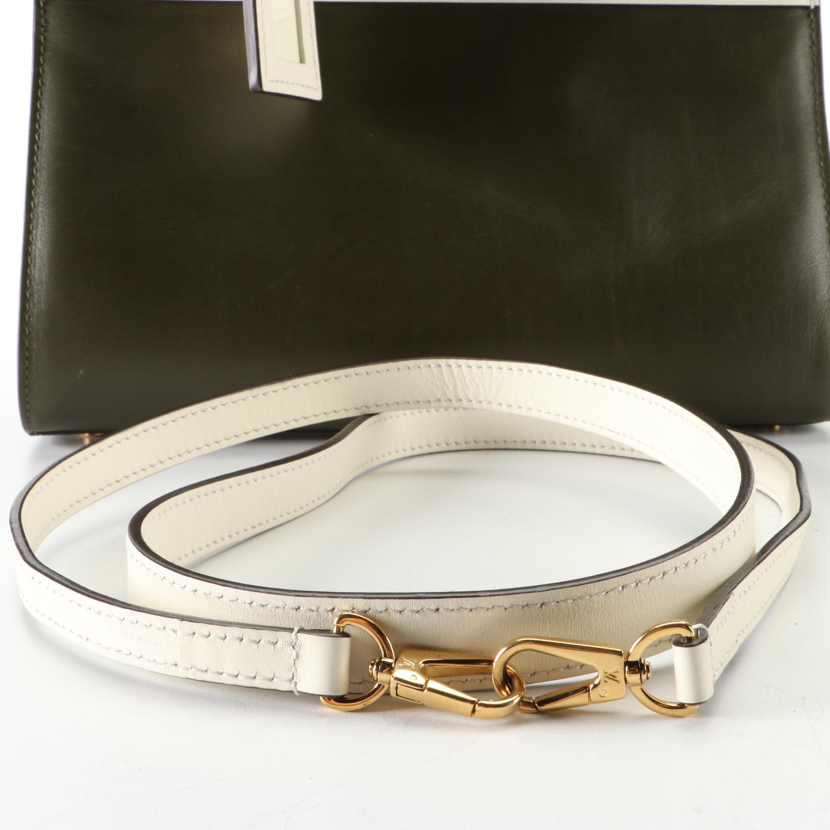 Louis Vuitton City Steamer PM Bag in Tri-Color Calfskin with Shoulder Strap