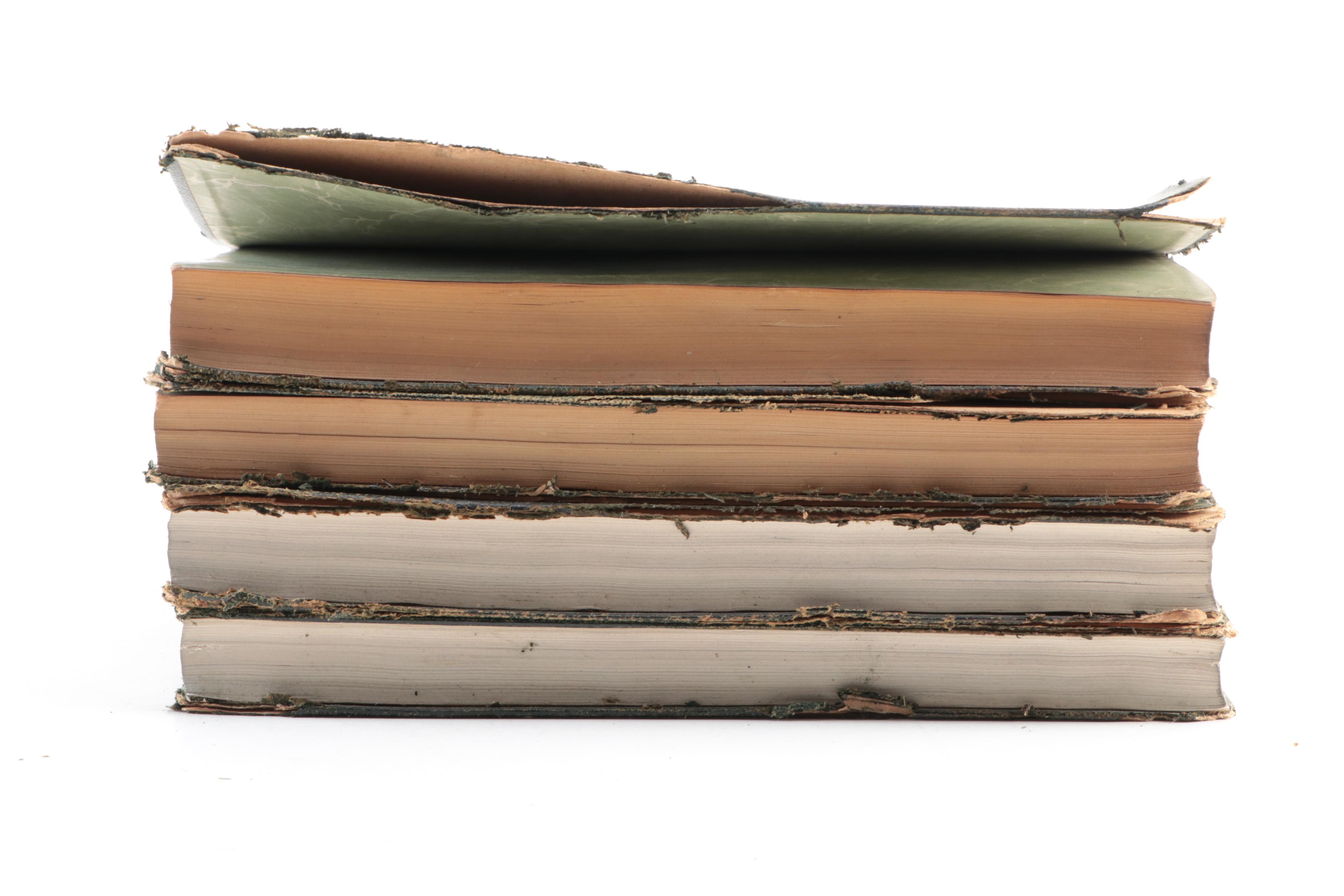 Illustrated "The Oxford India Paper Dickens" Partial Set, Early 20th Century