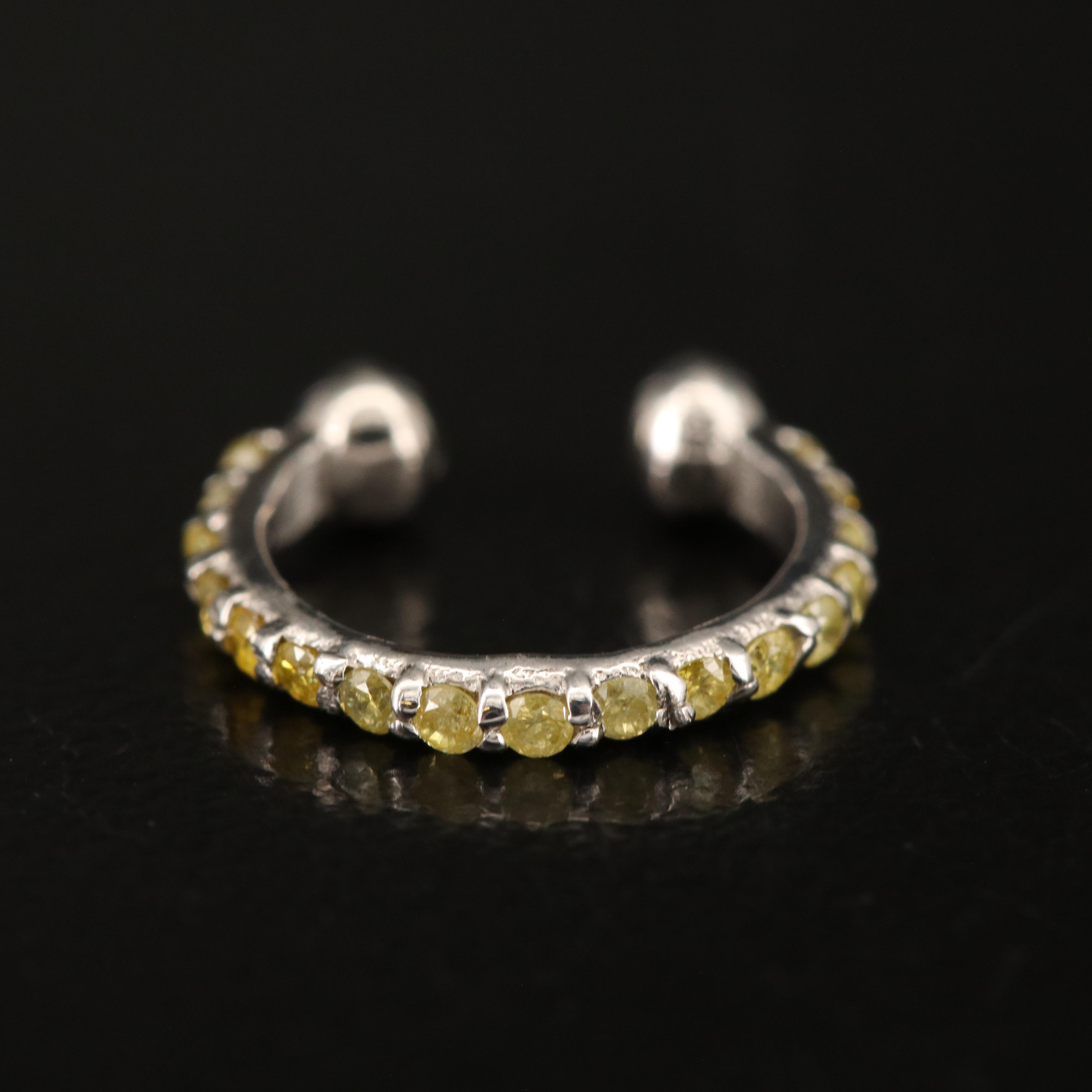 14K 0.19 CTW Diamond Ear Cuff