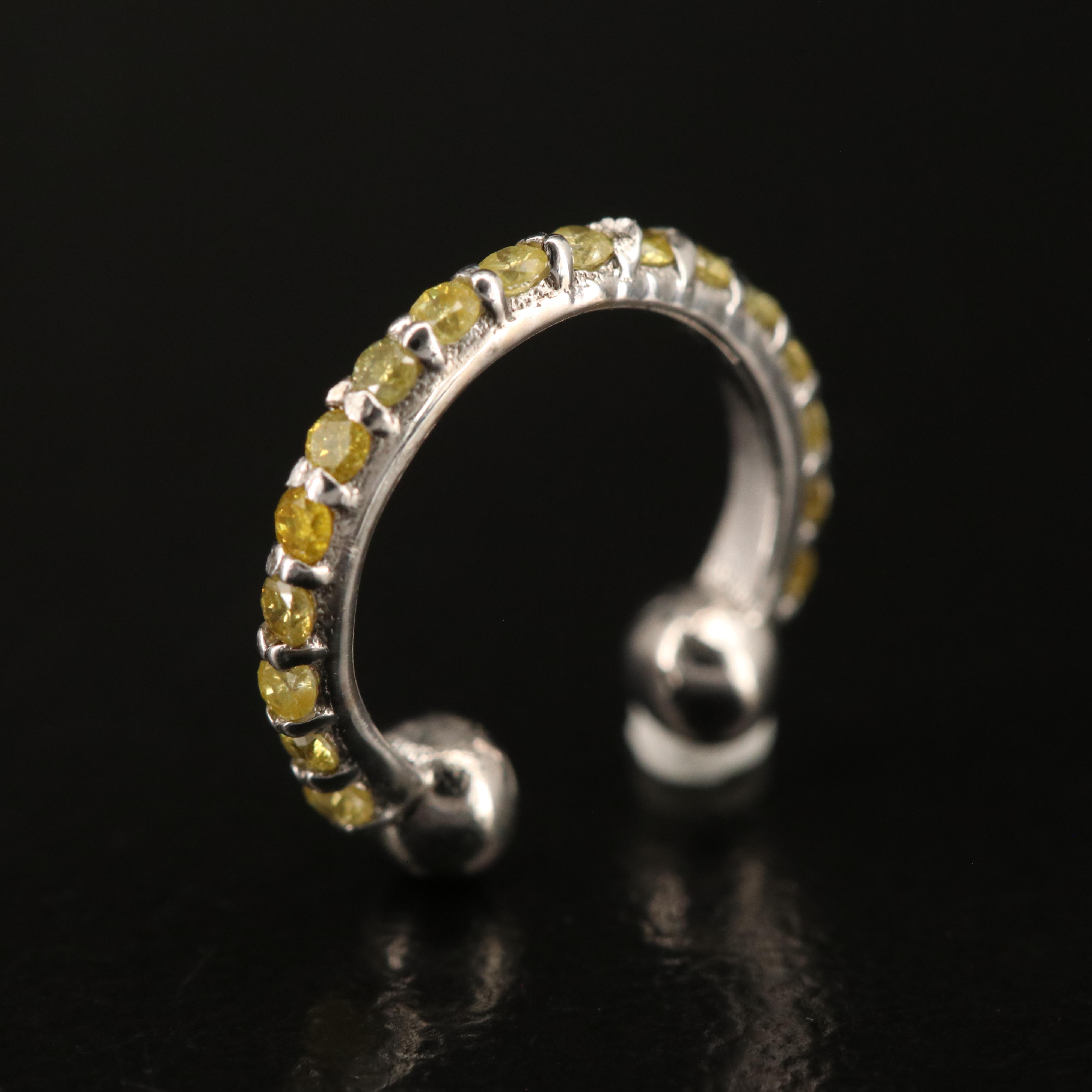 14K 0.19 CTW Diamond Ear Cuff