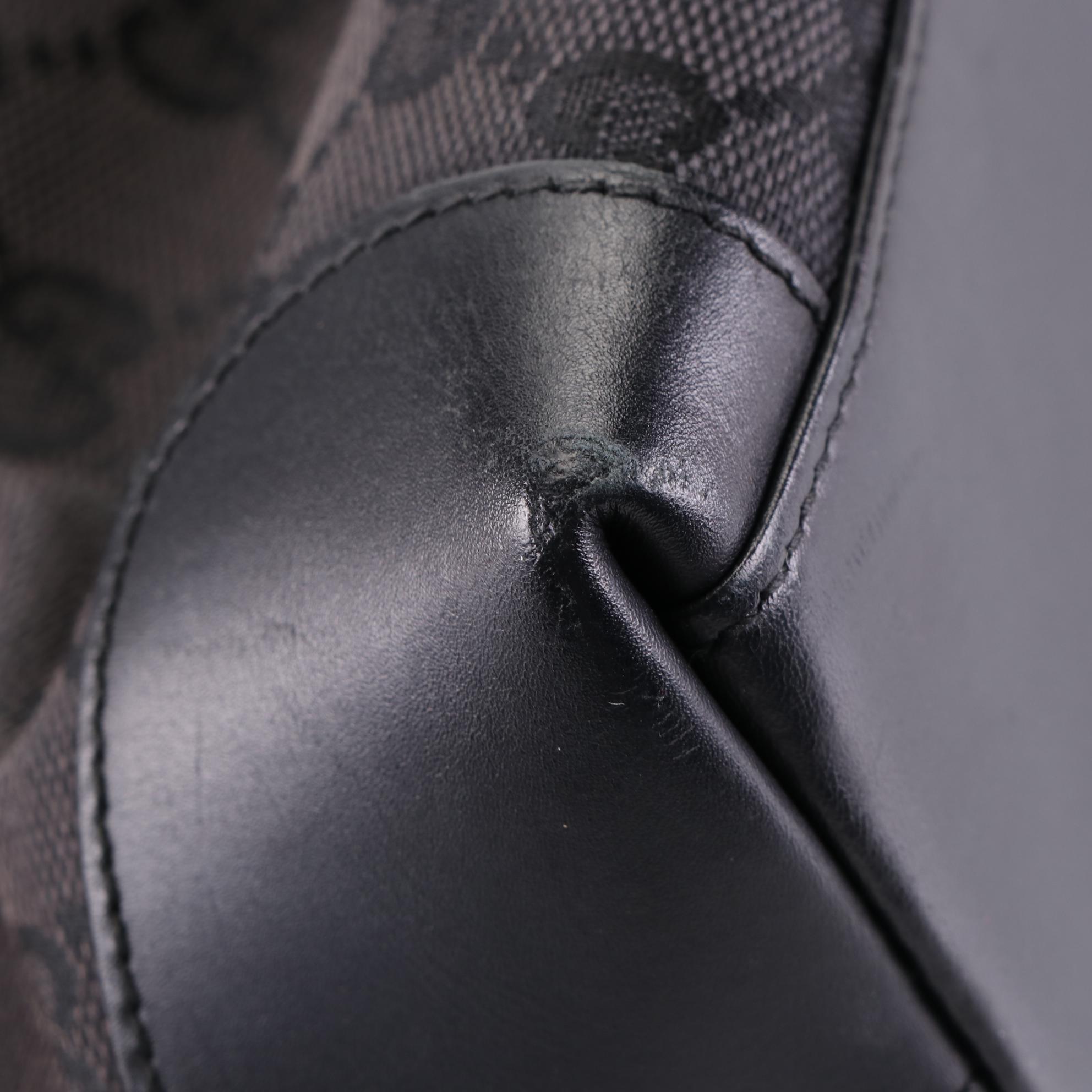 Gucci Zip Tote in GG Canvas and Leather Trim