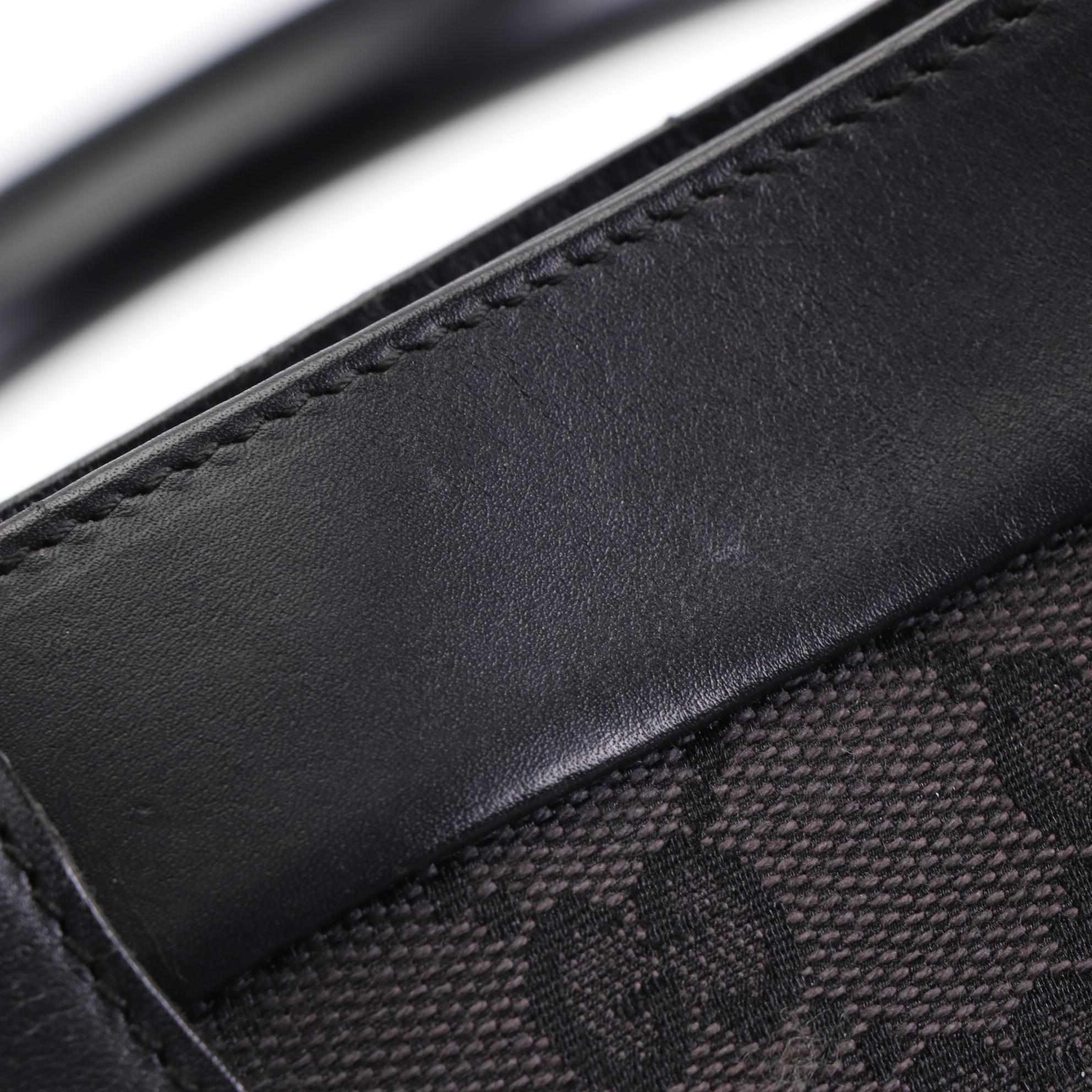 Gucci Zip Tote in GG Canvas and Leather Trim