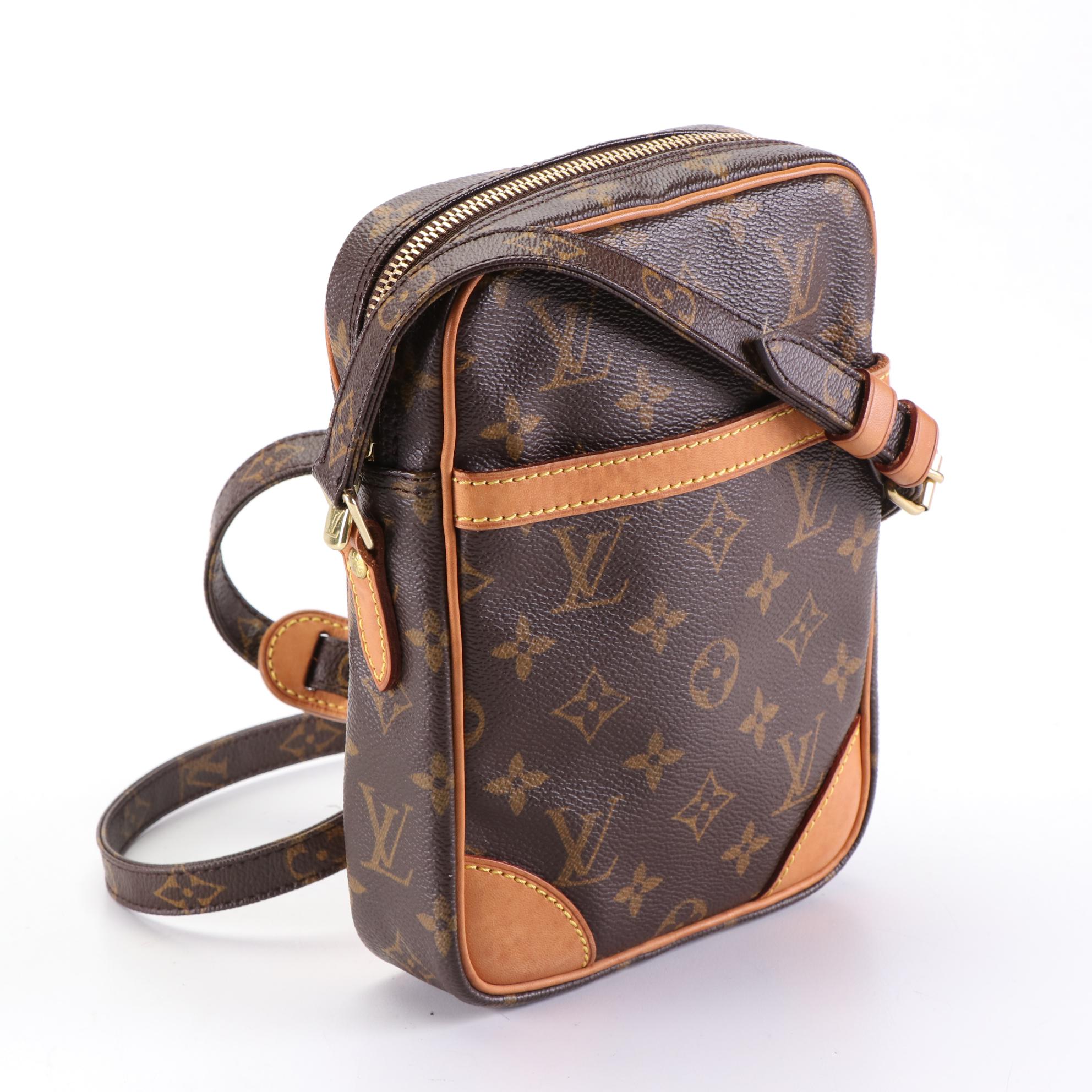 Louis Vuitton Danube Bag in Monogram Canvas and Leather