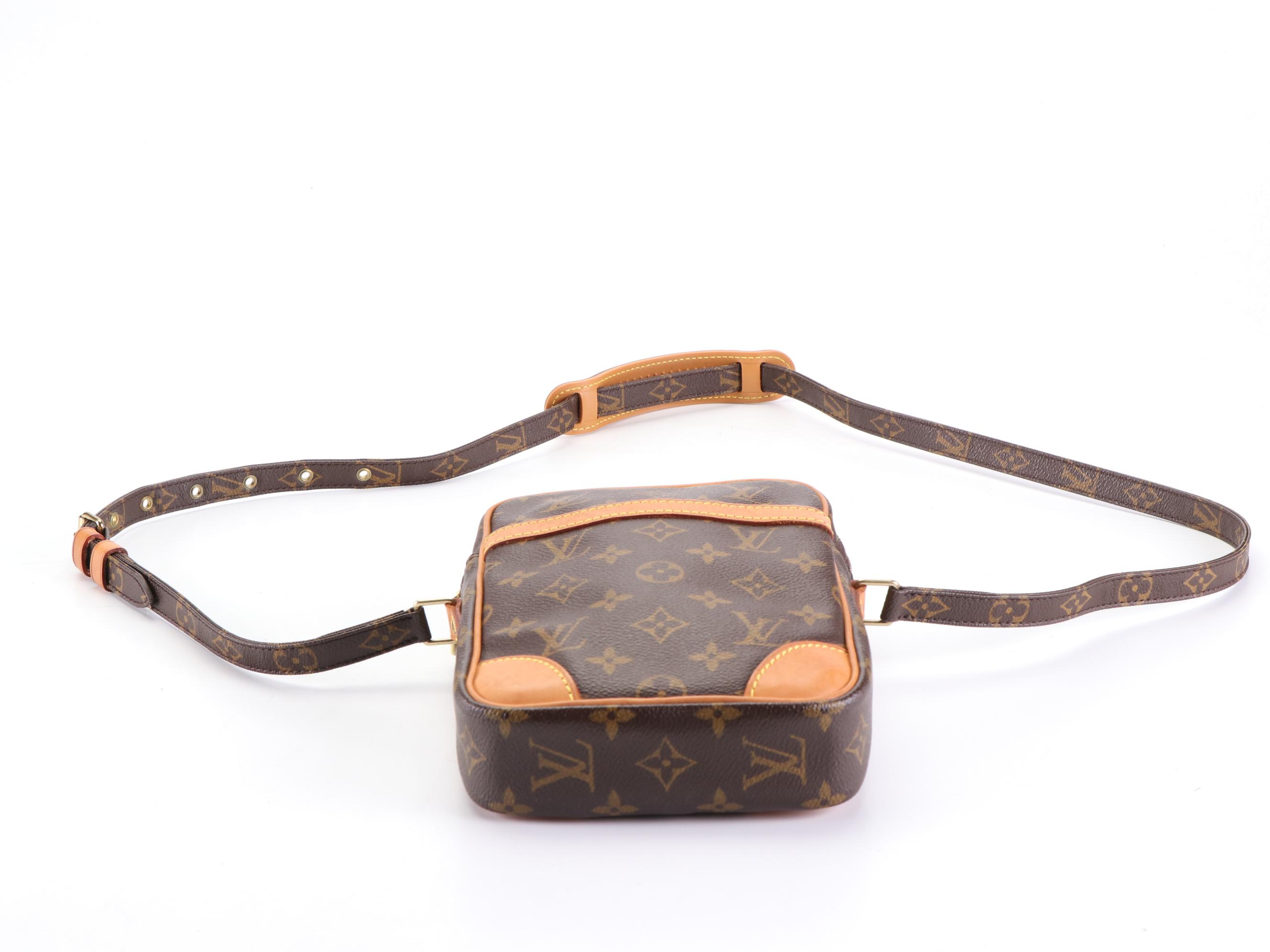 Louis Vuitton Danube Bag in Monogram Canvas and Leather