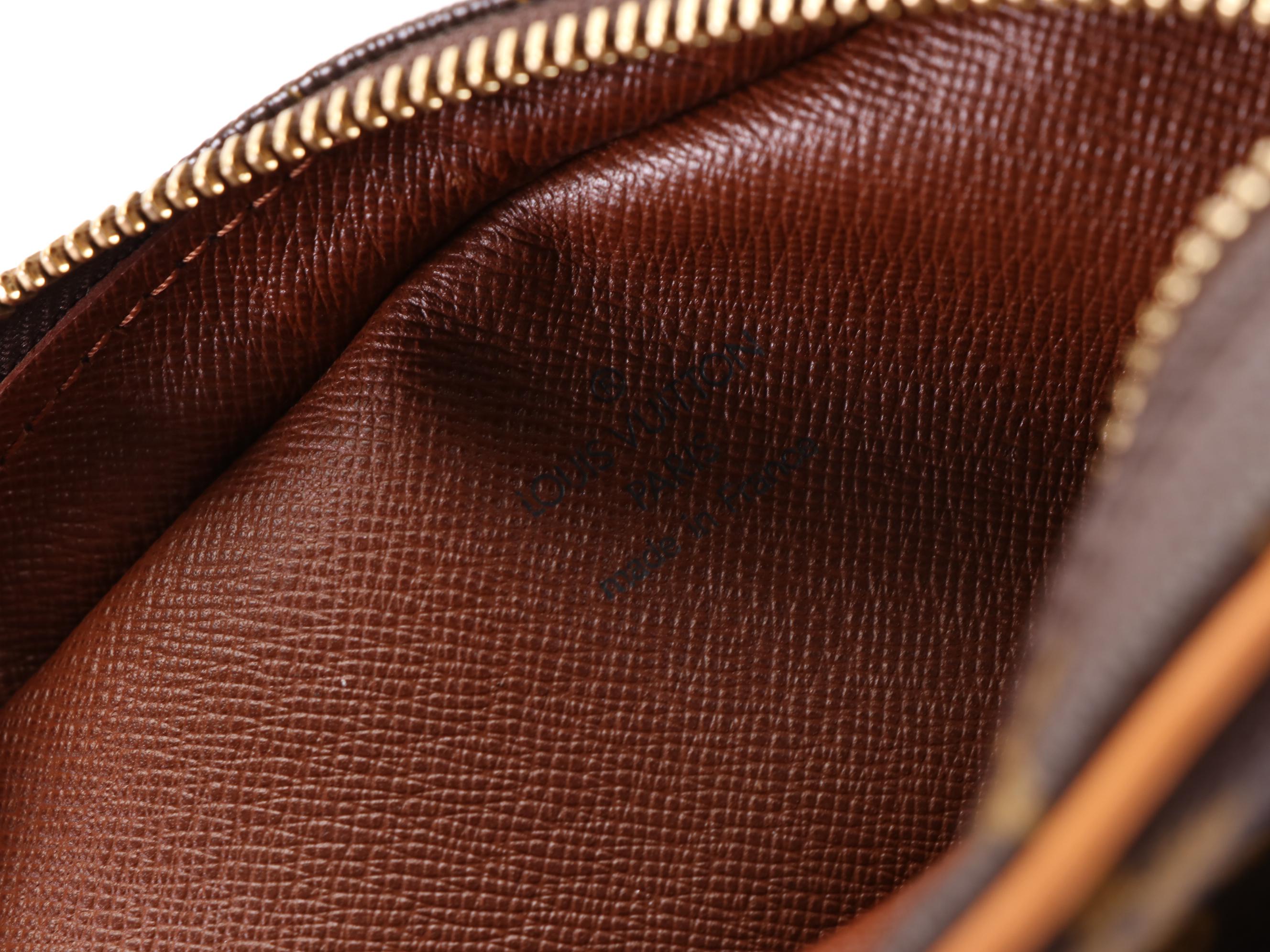 Louis Vuitton Danube Bag in Monogram Canvas and Leather