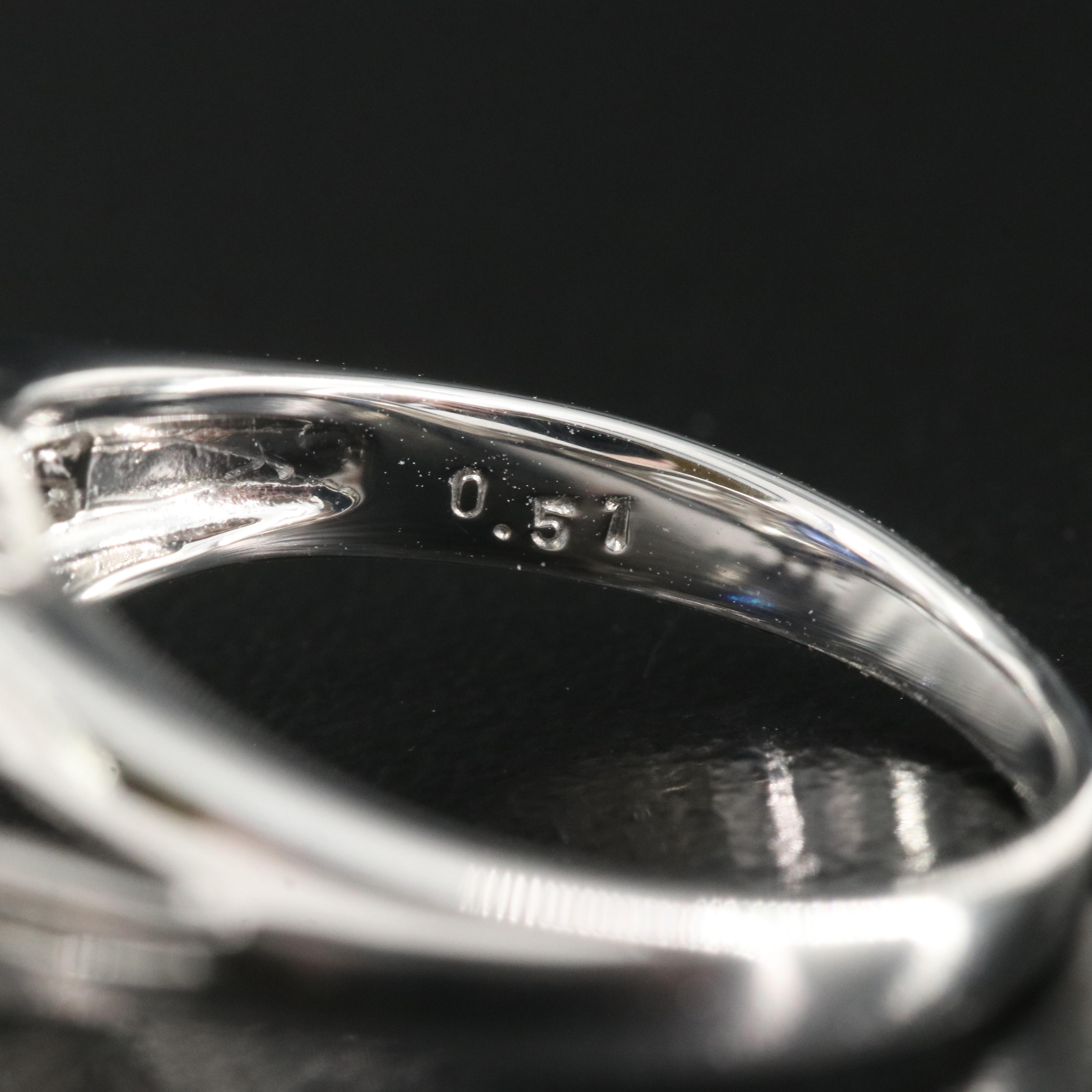 Platinum 1.25 CT Sapphire and Diamond Ring