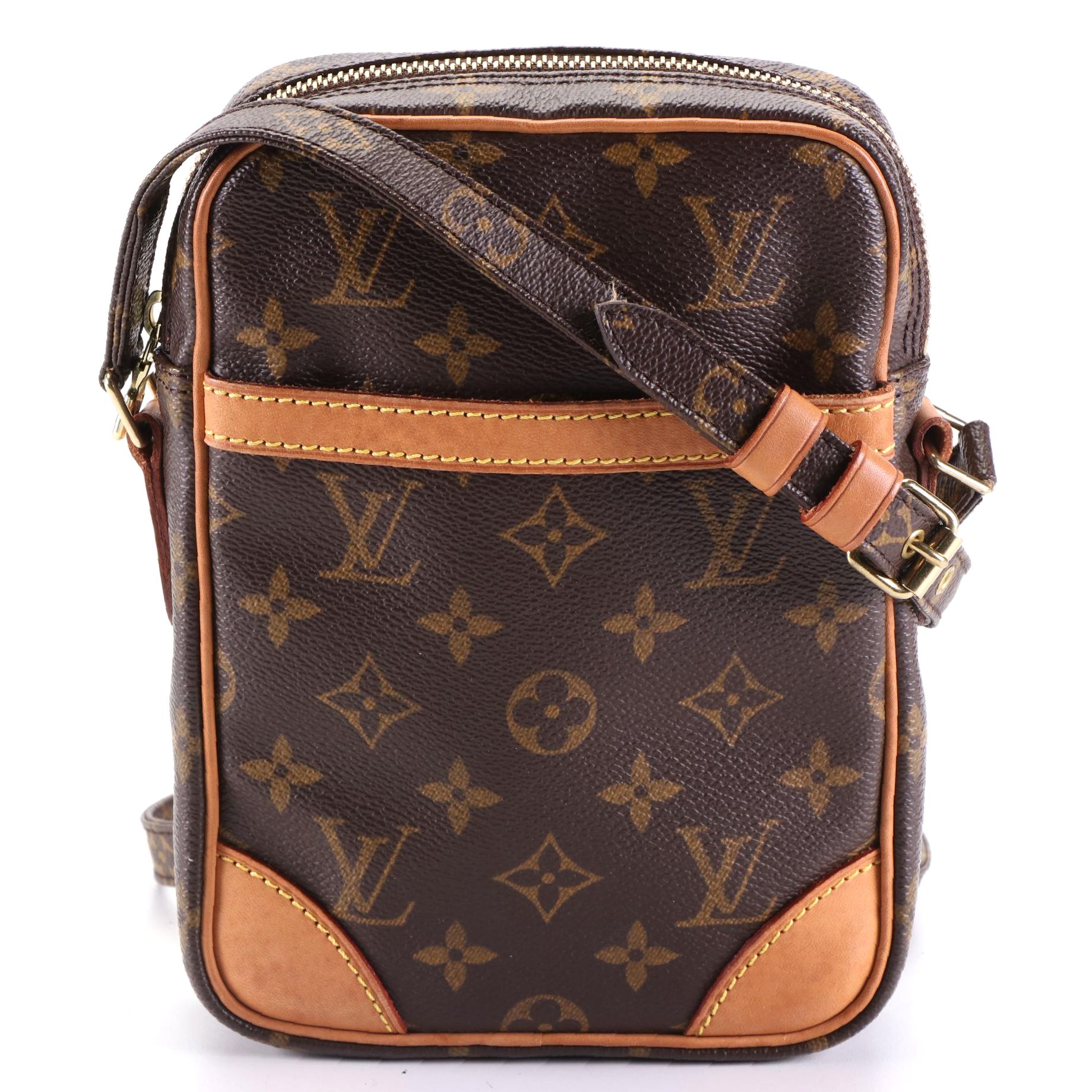 Louis Vuitton Danube Bag in Monogram Canvas and Leather