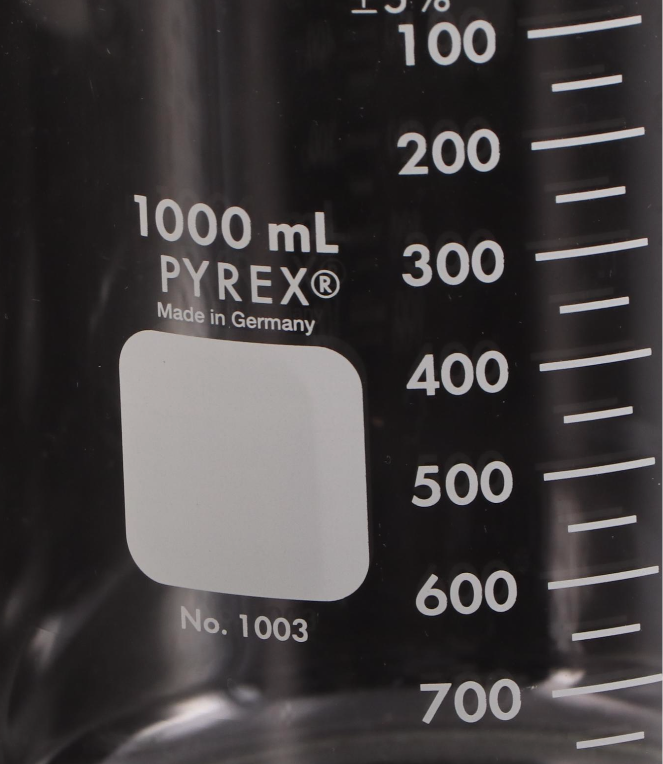 Pyrex Laboratory Glass No. 1000 and No. 1003 Beakers with Funnels