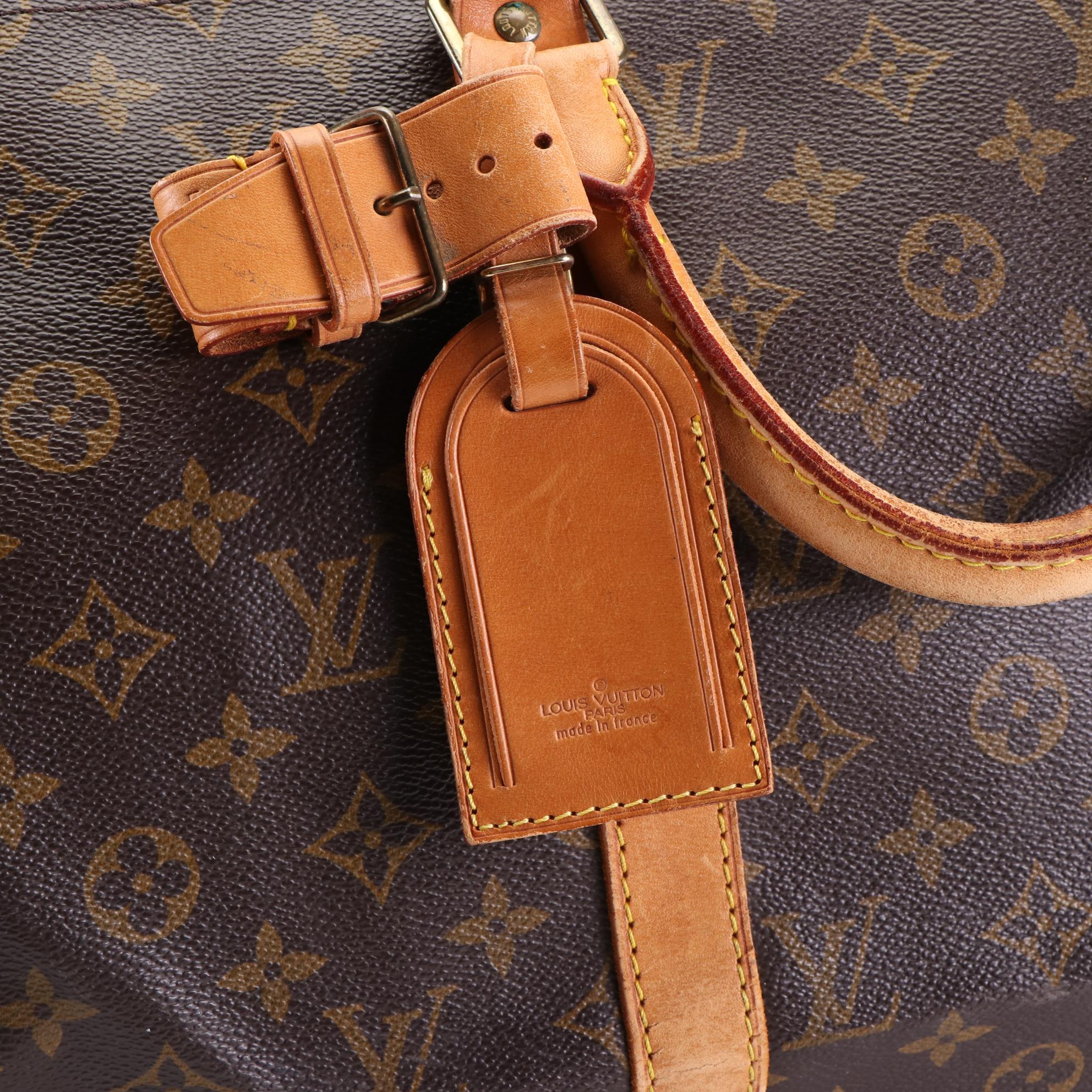 Louis Vuitton Keepall 50 in Monogram Canvas and Vachetta Leather