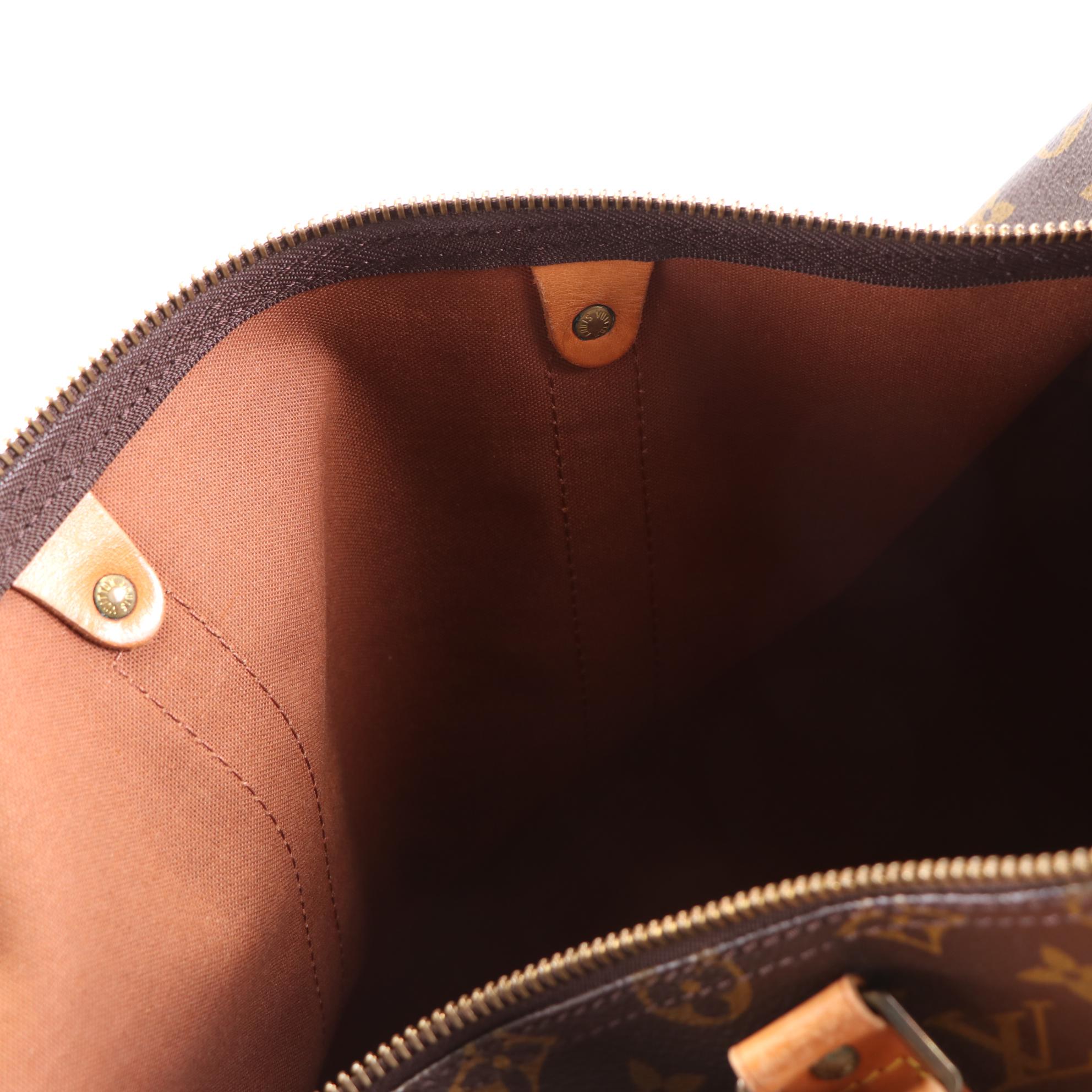 Louis Vuitton Keepall 50 in Monogram Canvas and Vachetta Leather