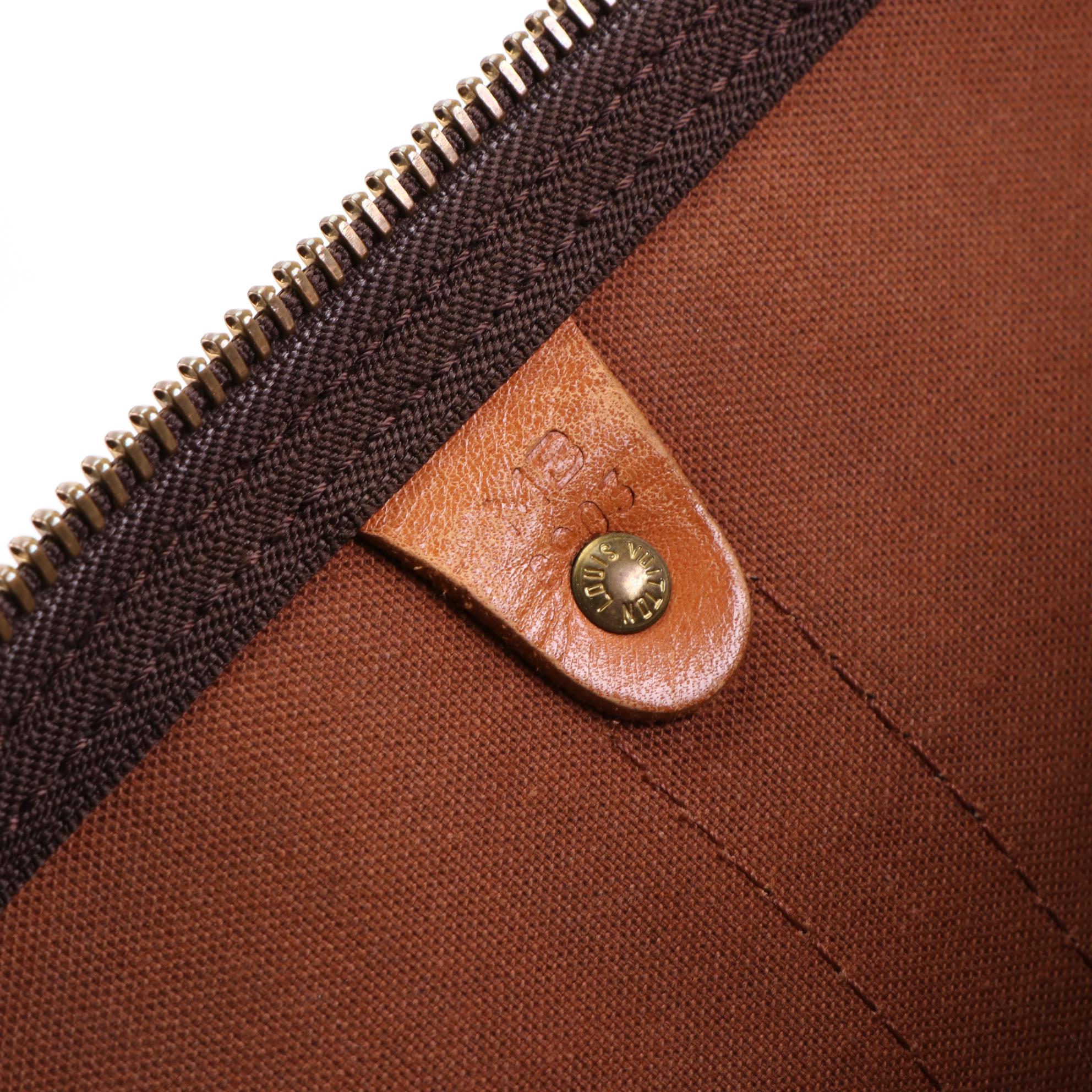 Louis Vuitton Keepall 50 in Monogram Canvas and Vachetta Leather