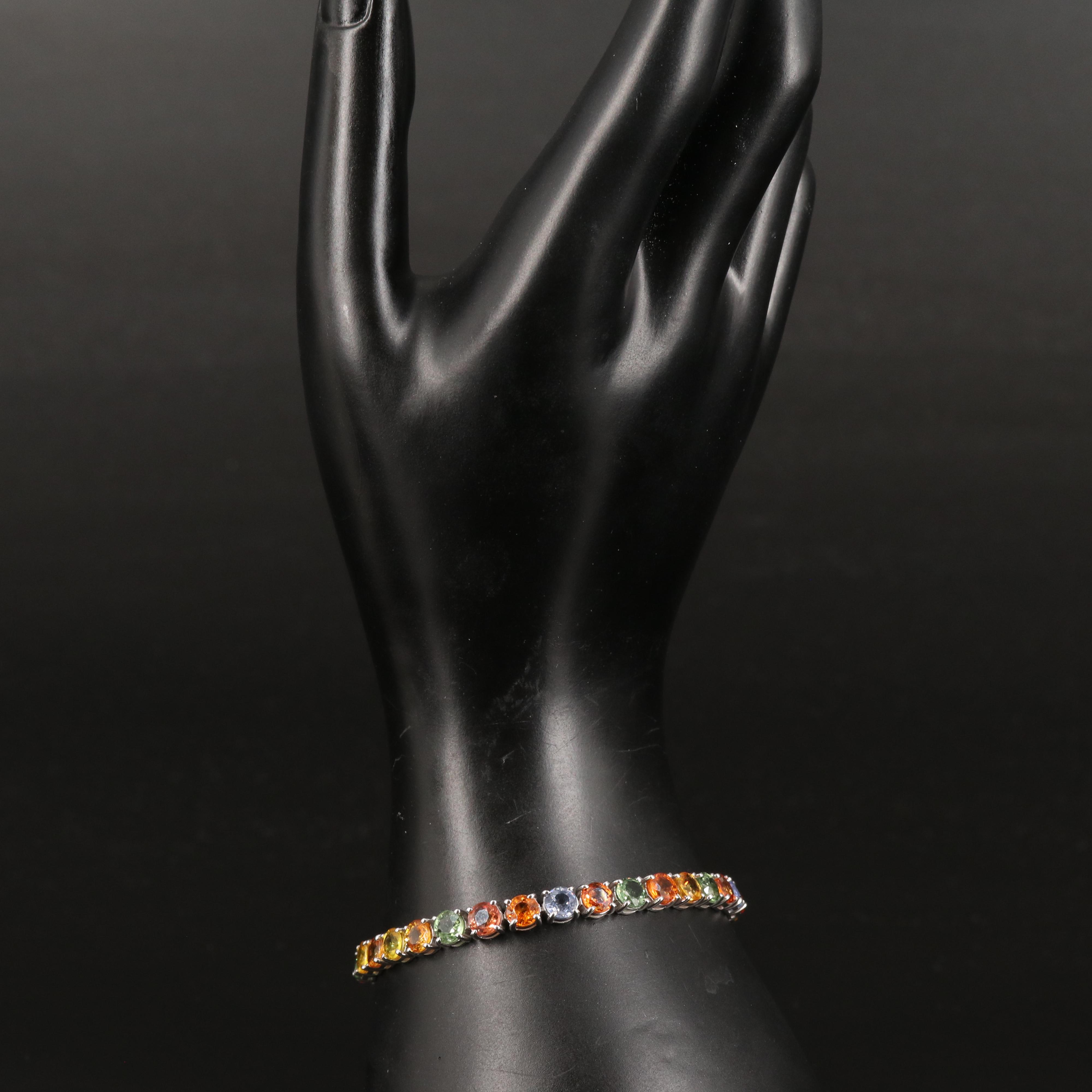 14K Sapphire Bracelet