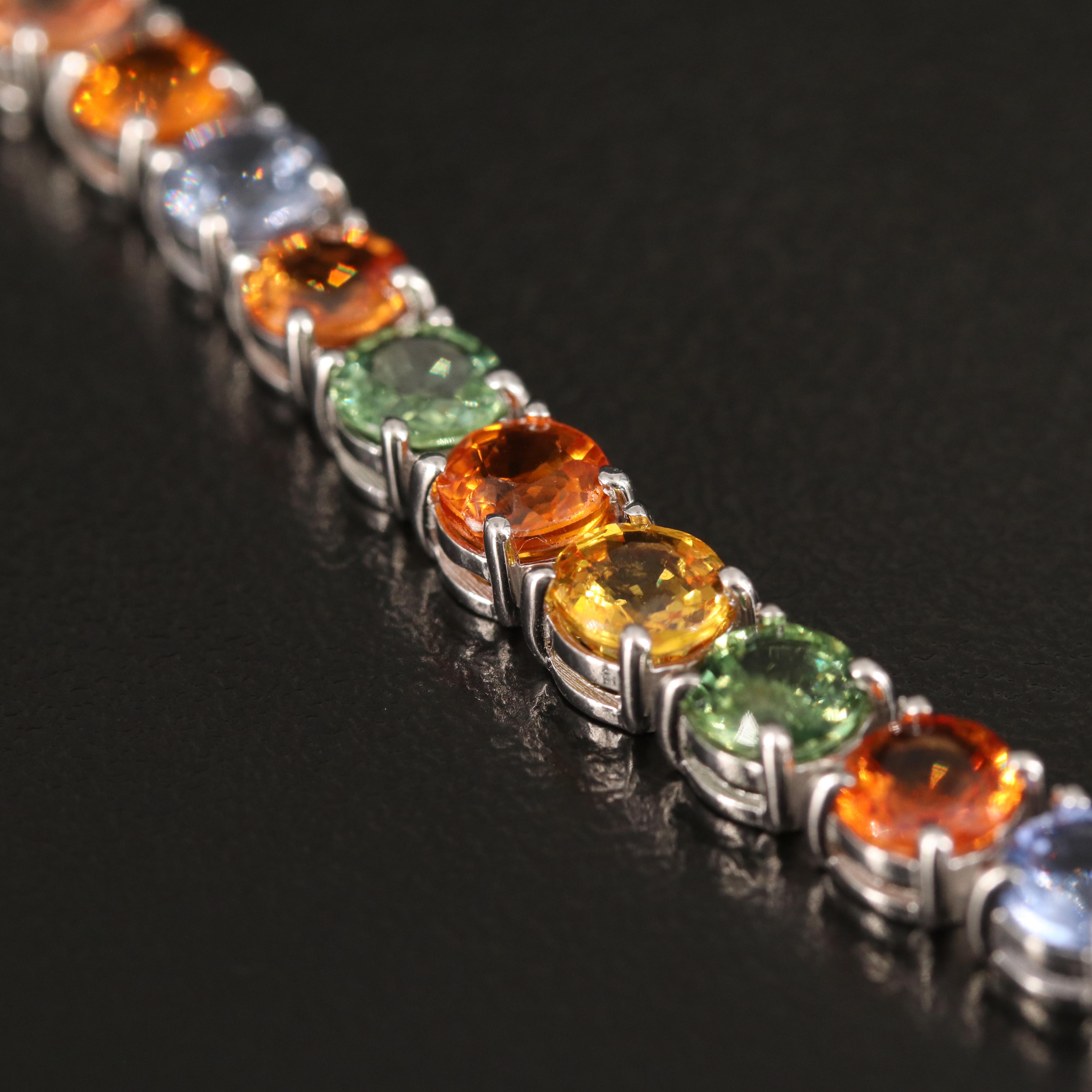 14K Sapphire Bracelet