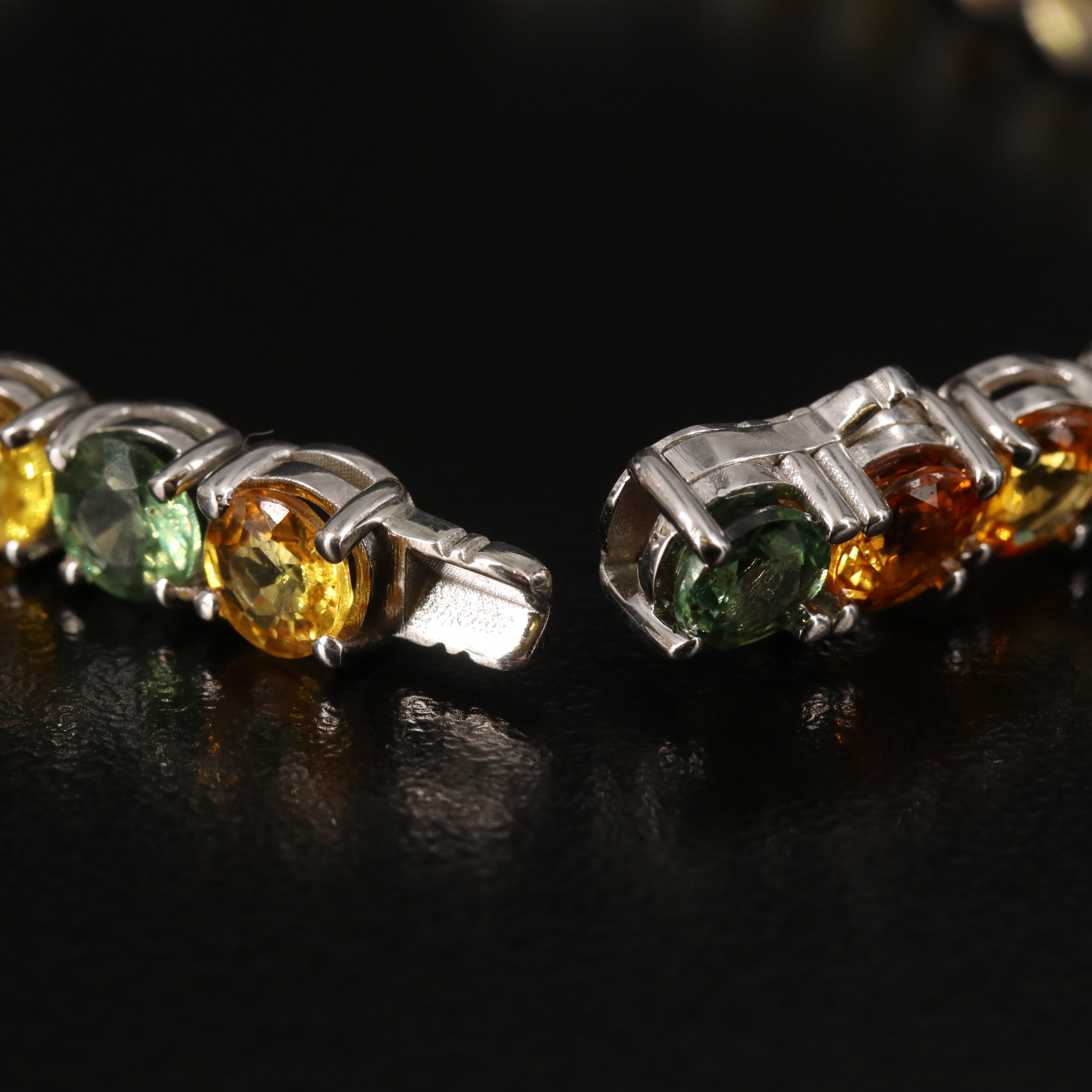 14K Sapphire Bracelet