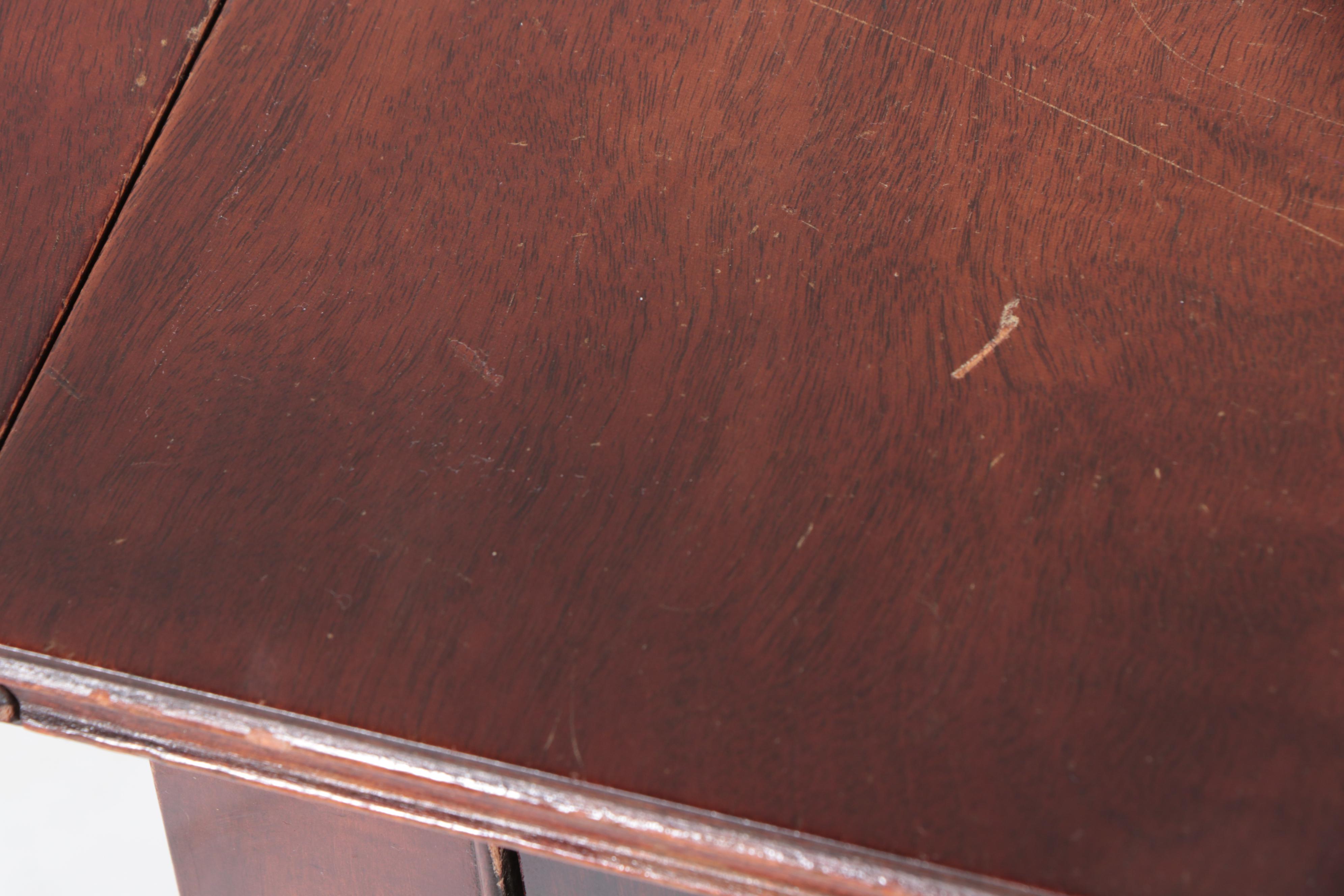 Imperial Furniture Co. Classical Style Mahogany Drop-Leaf Writing Table, c. 1940