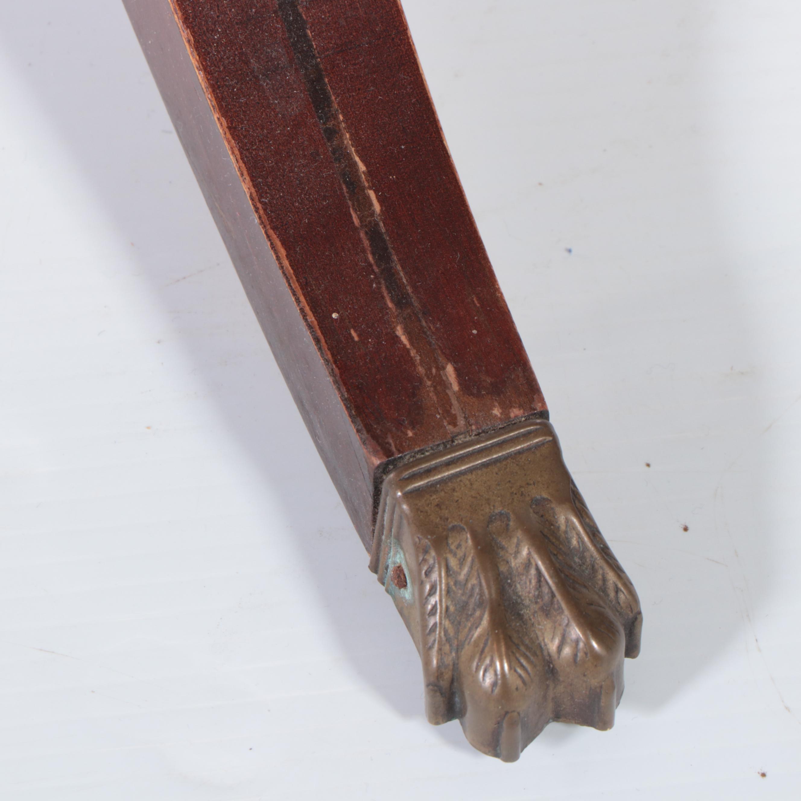 Imperial Furniture Co. Classical Style Mahogany Drop-Leaf Writing Table, c. 1940