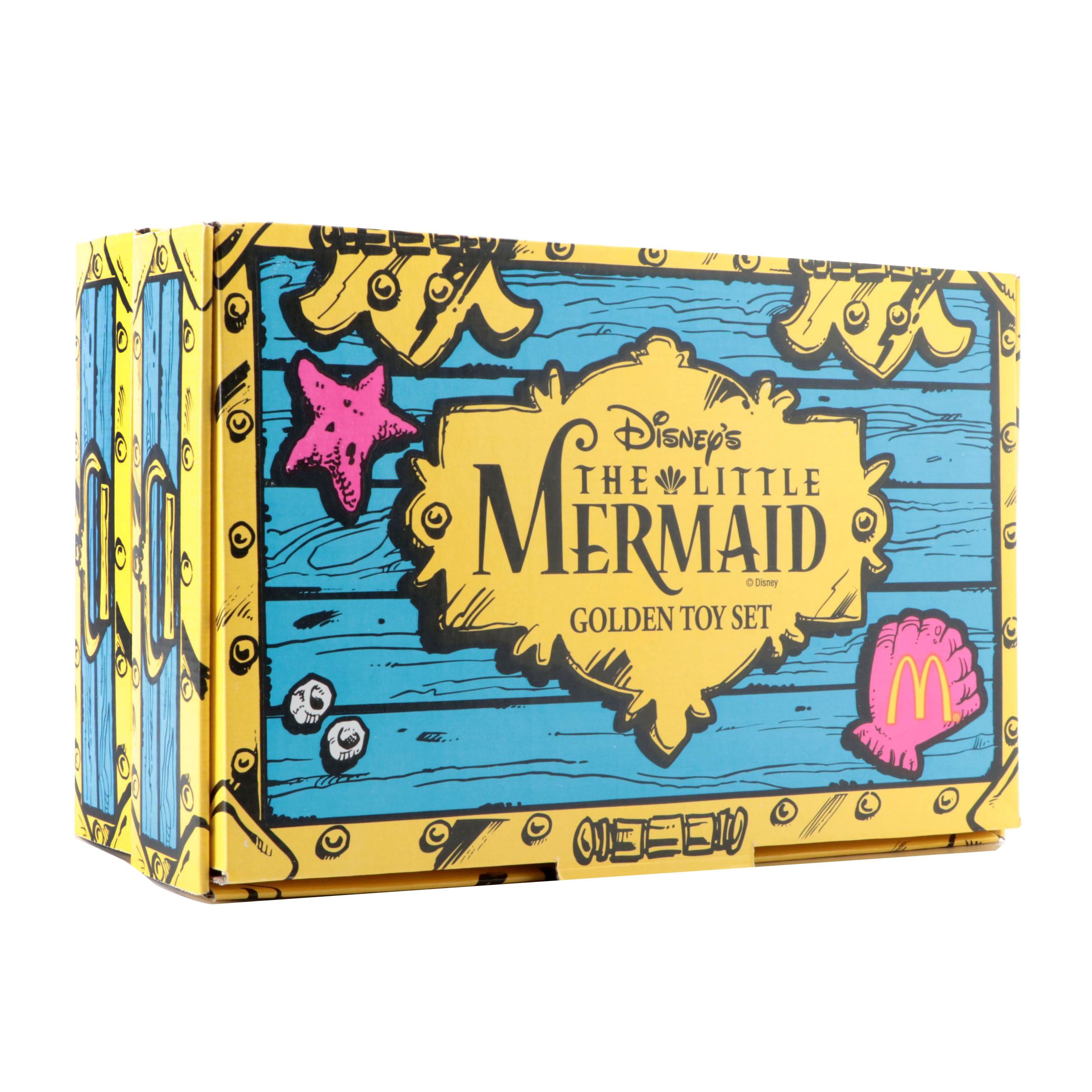 McDonald's "The Little Mermaid" Golden Happy Meal Toy Sets, 1997