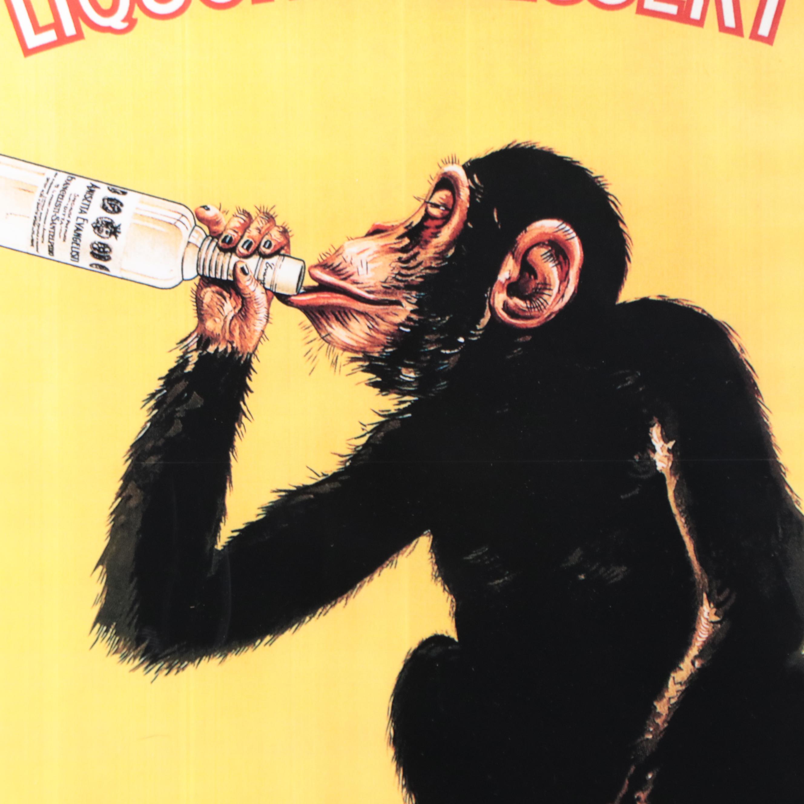 Giclée of Liqueur Poster "Anisetta Evangelisti"