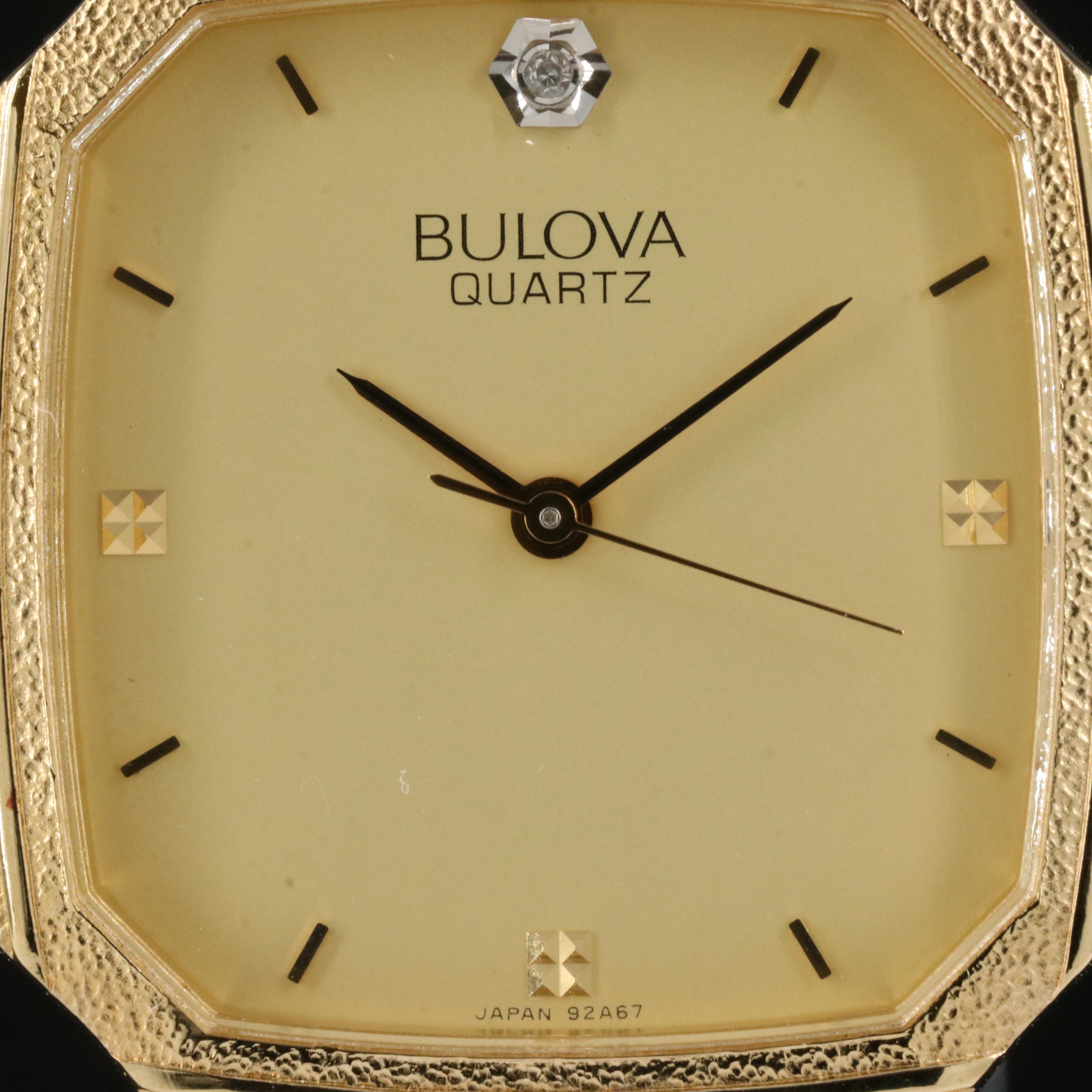 Bulova Diamond Accent Quartz Watch