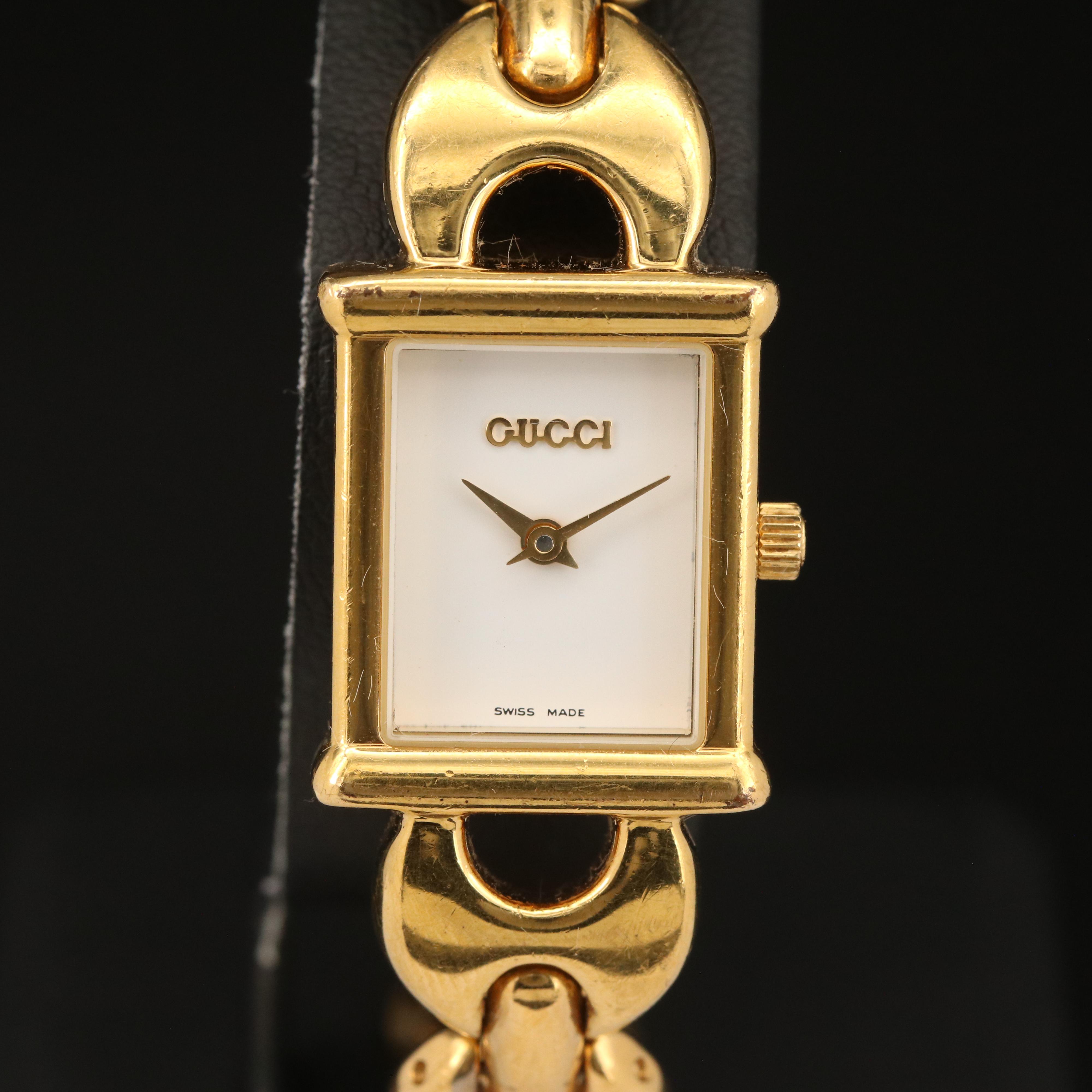 Gucci Swiss Made Gold-Tone Quartz Watch