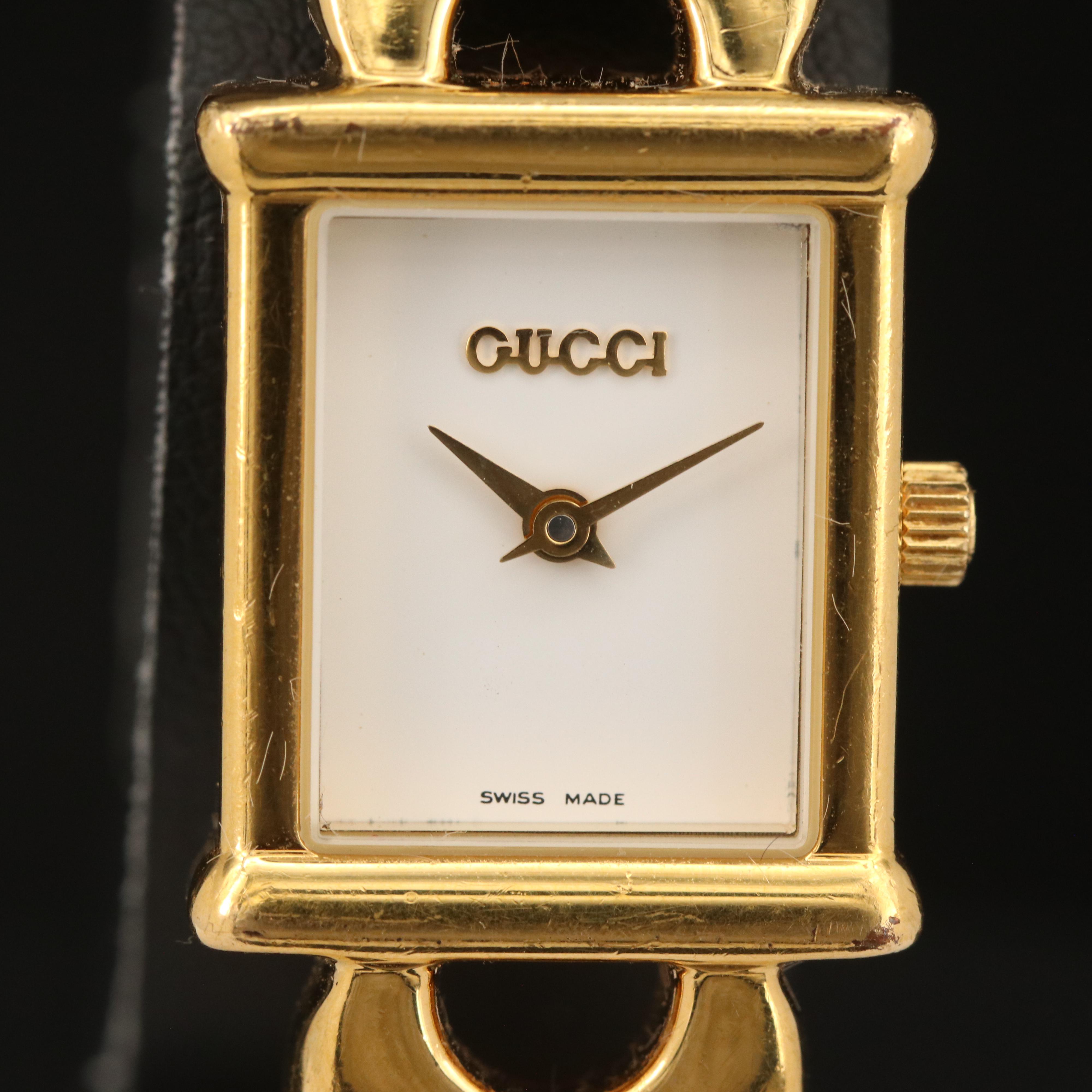 Gucci Swiss Made Gold-Tone Quartz Watch