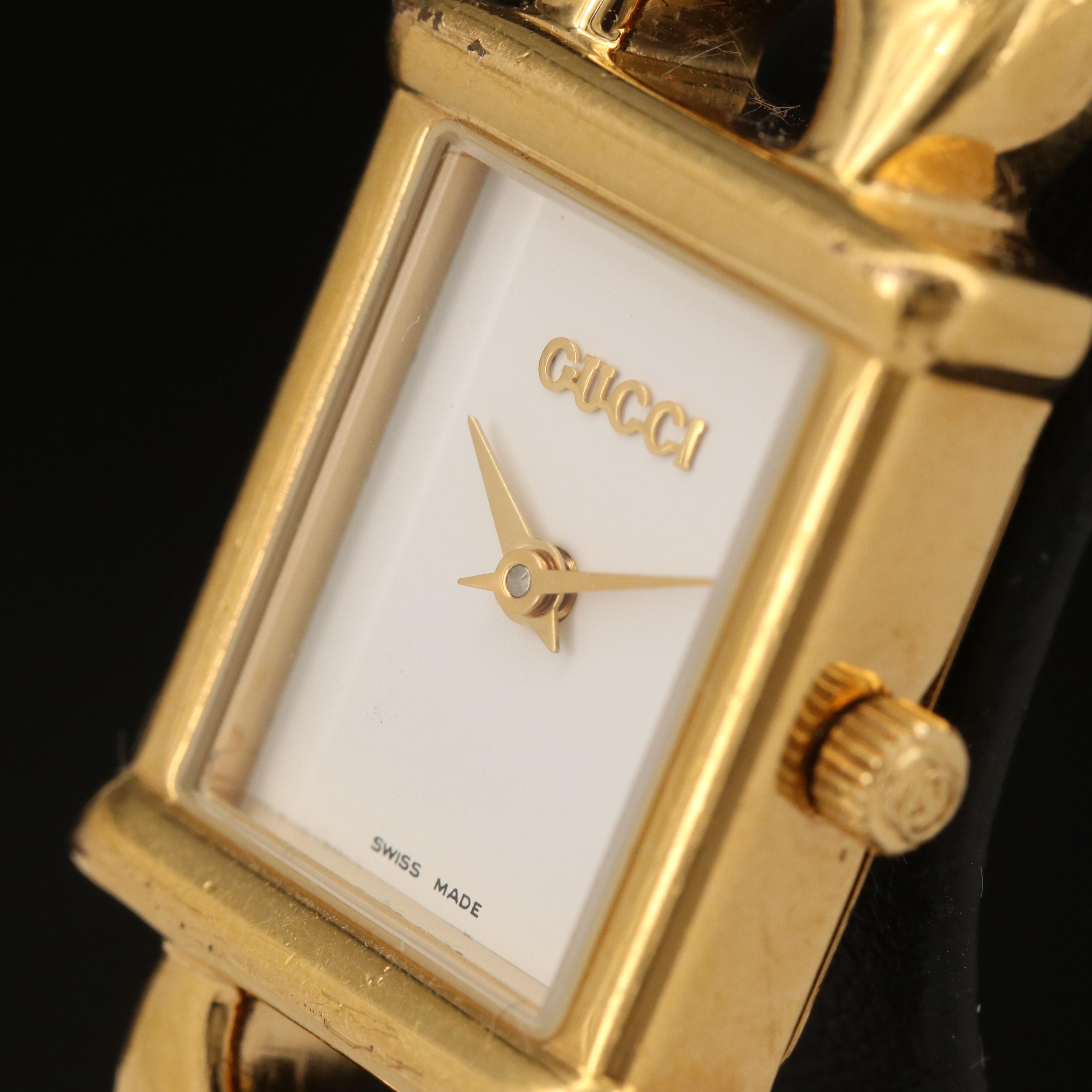 Gucci Swiss Made Gold-Tone Quartz Watch