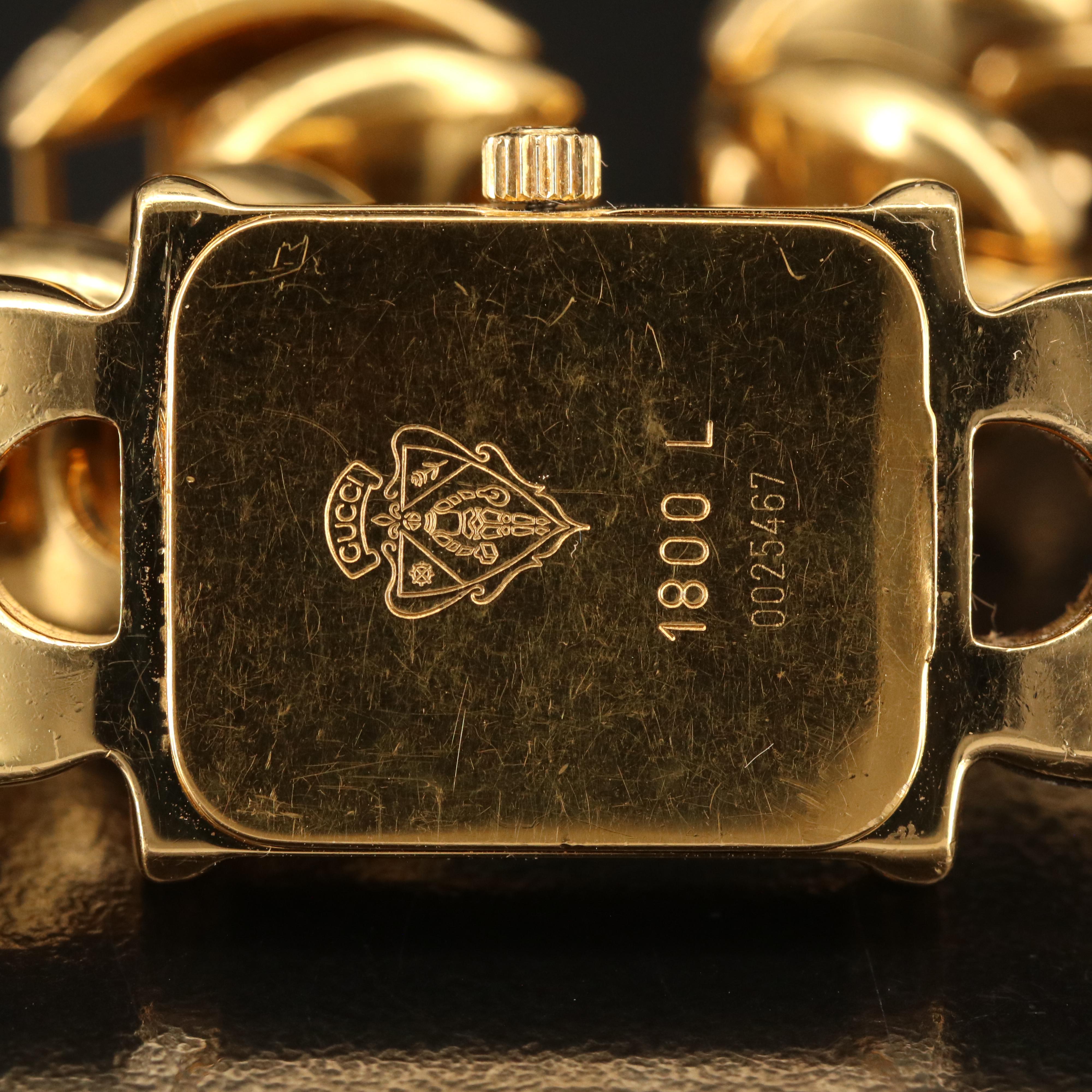 Gucci Swiss Made Gold-Tone Quartz Watch