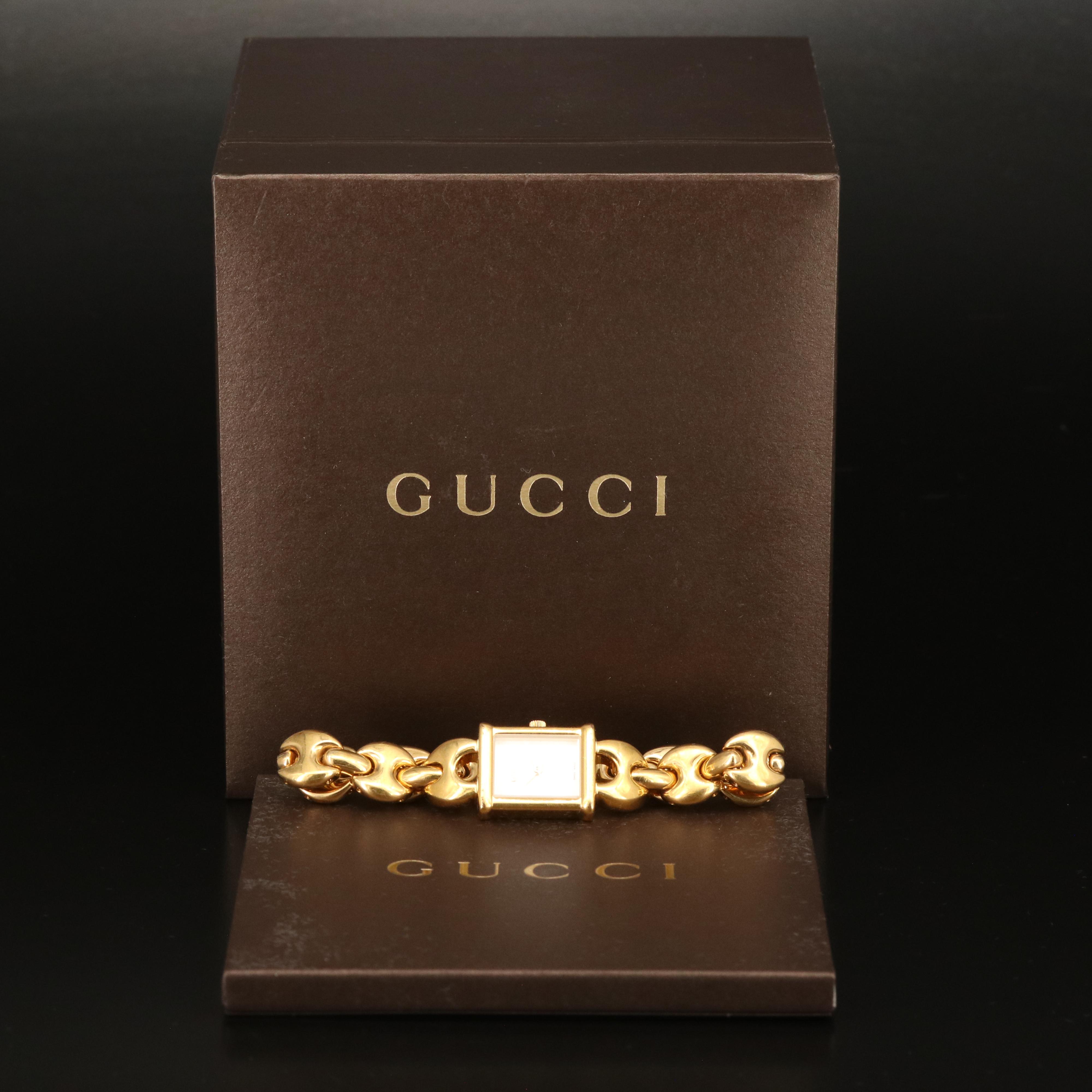 Gucci Swiss Made Gold-Tone Quartz Watch