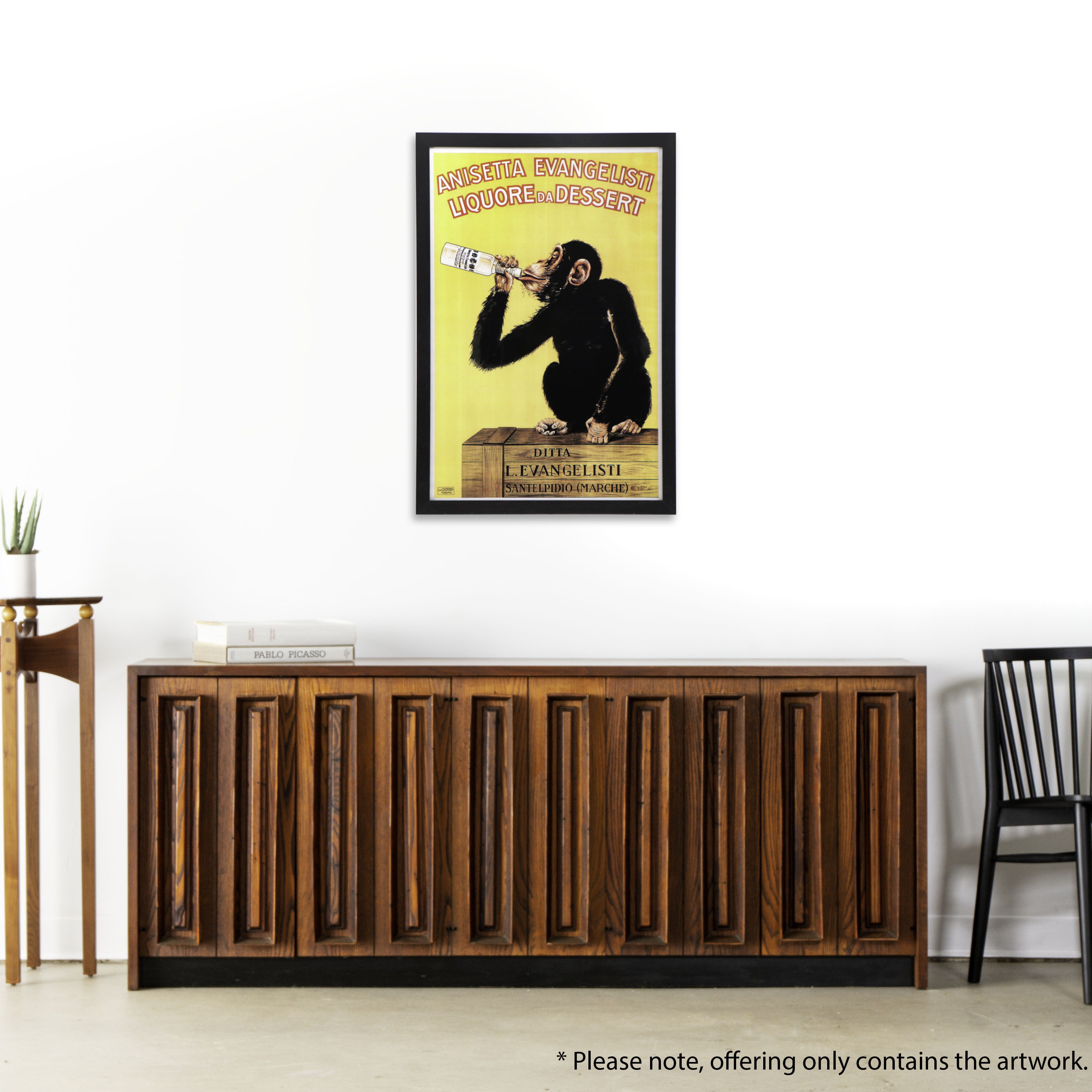 Giclée of Liqueur Poster "Anisetta Evangelisti"