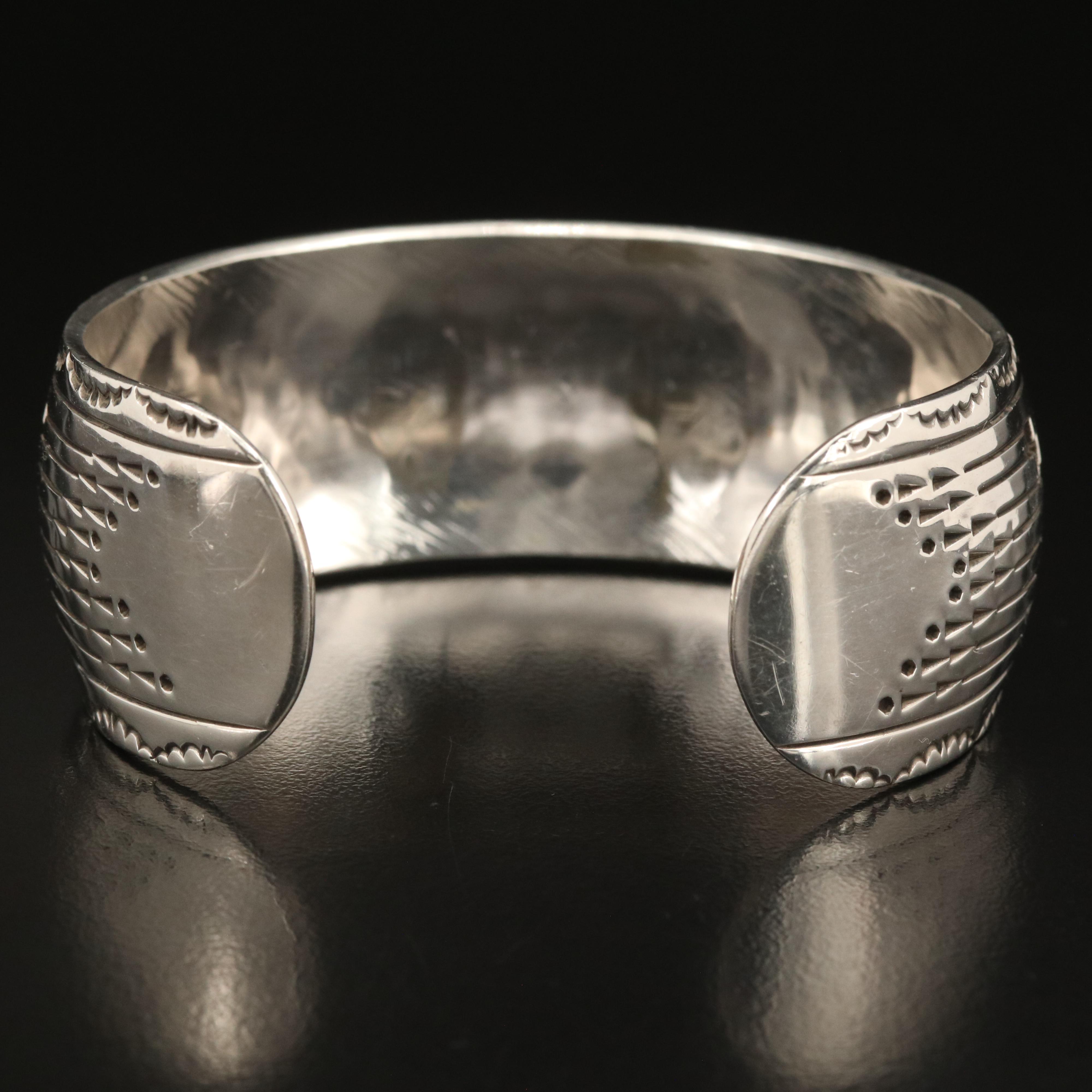 M.E. Begaye Navajo Diné Sterling Cuff