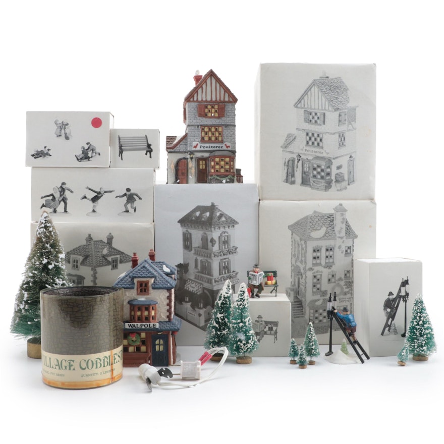 Department 56 Porcelain Dickens' Village Houses and Other Accessories