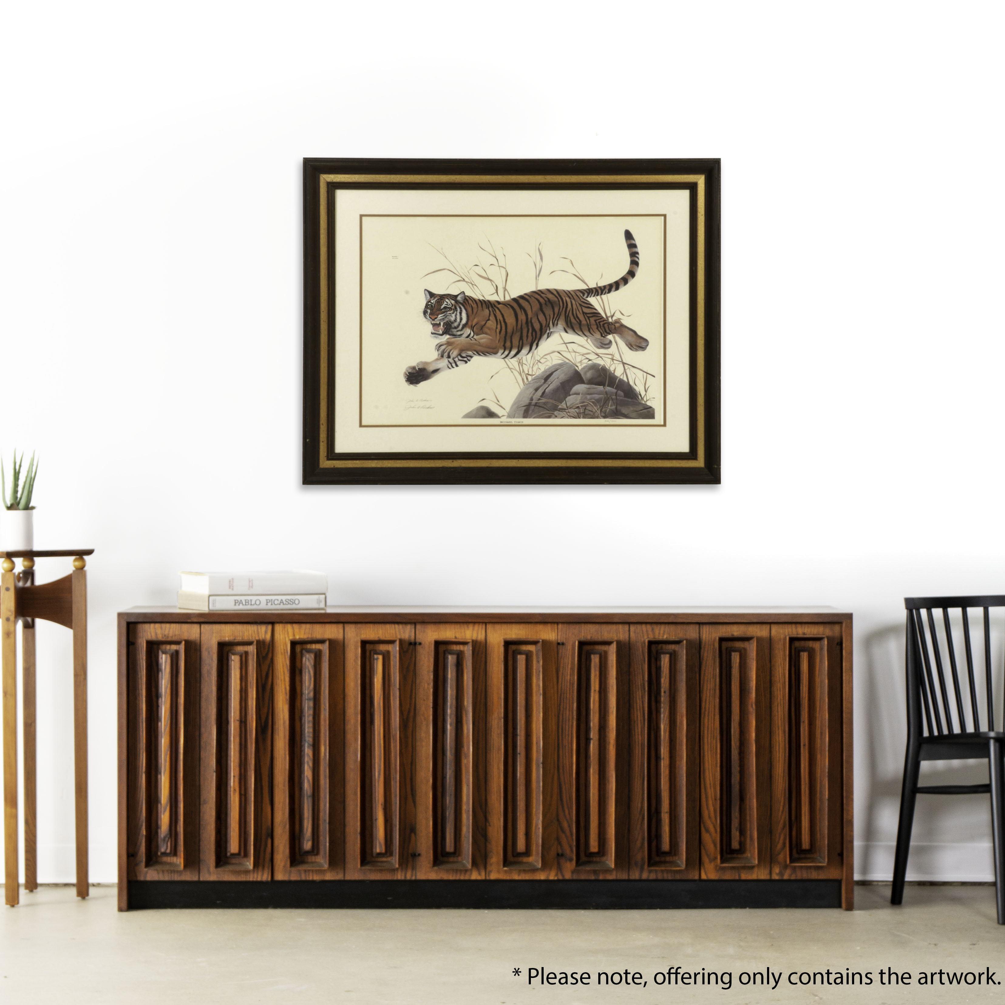 John Ruthven Offset Lithograph "Bengal Tiger," Circa 1968