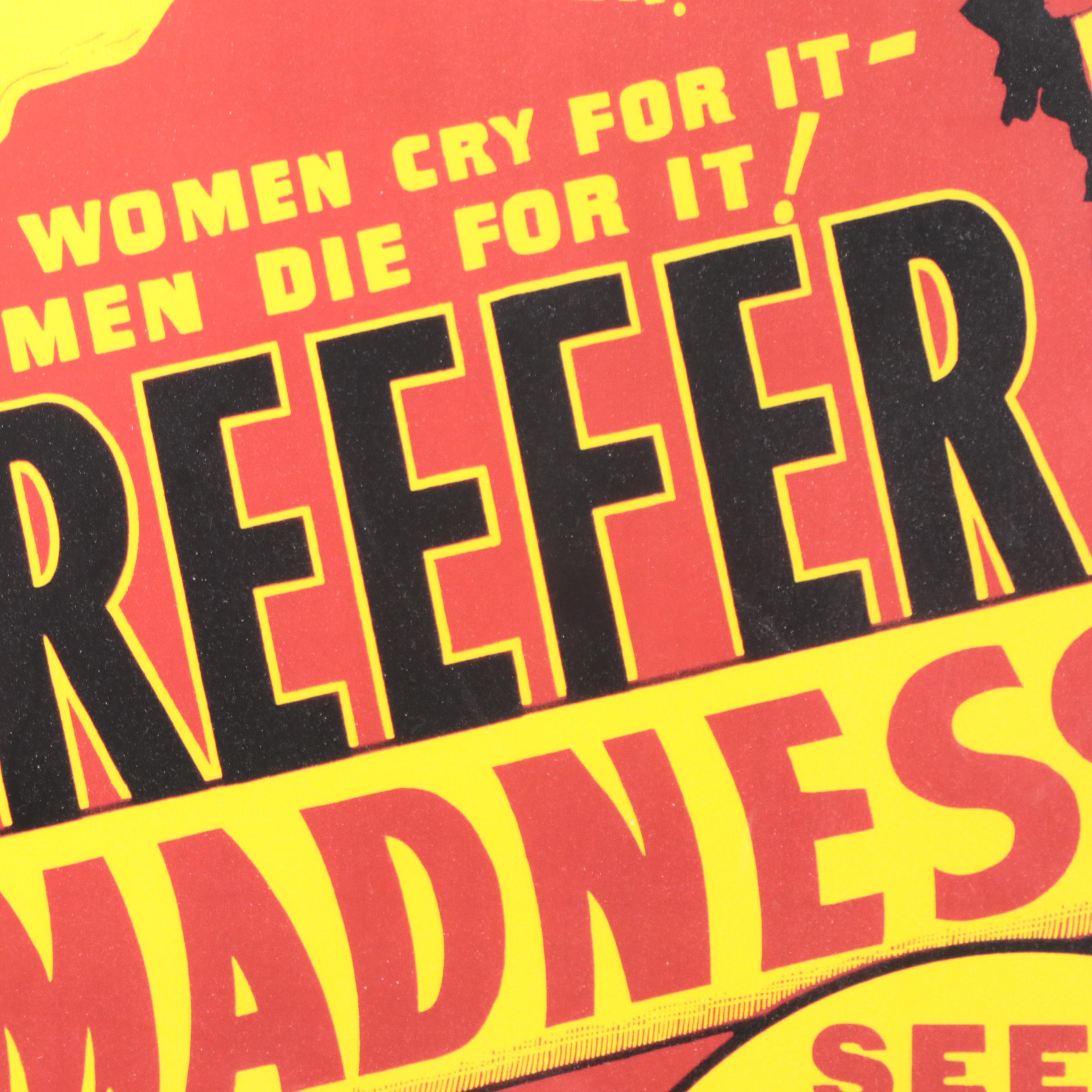 Giclée of Marijuana Propaganda Poster "Reefer Madness"