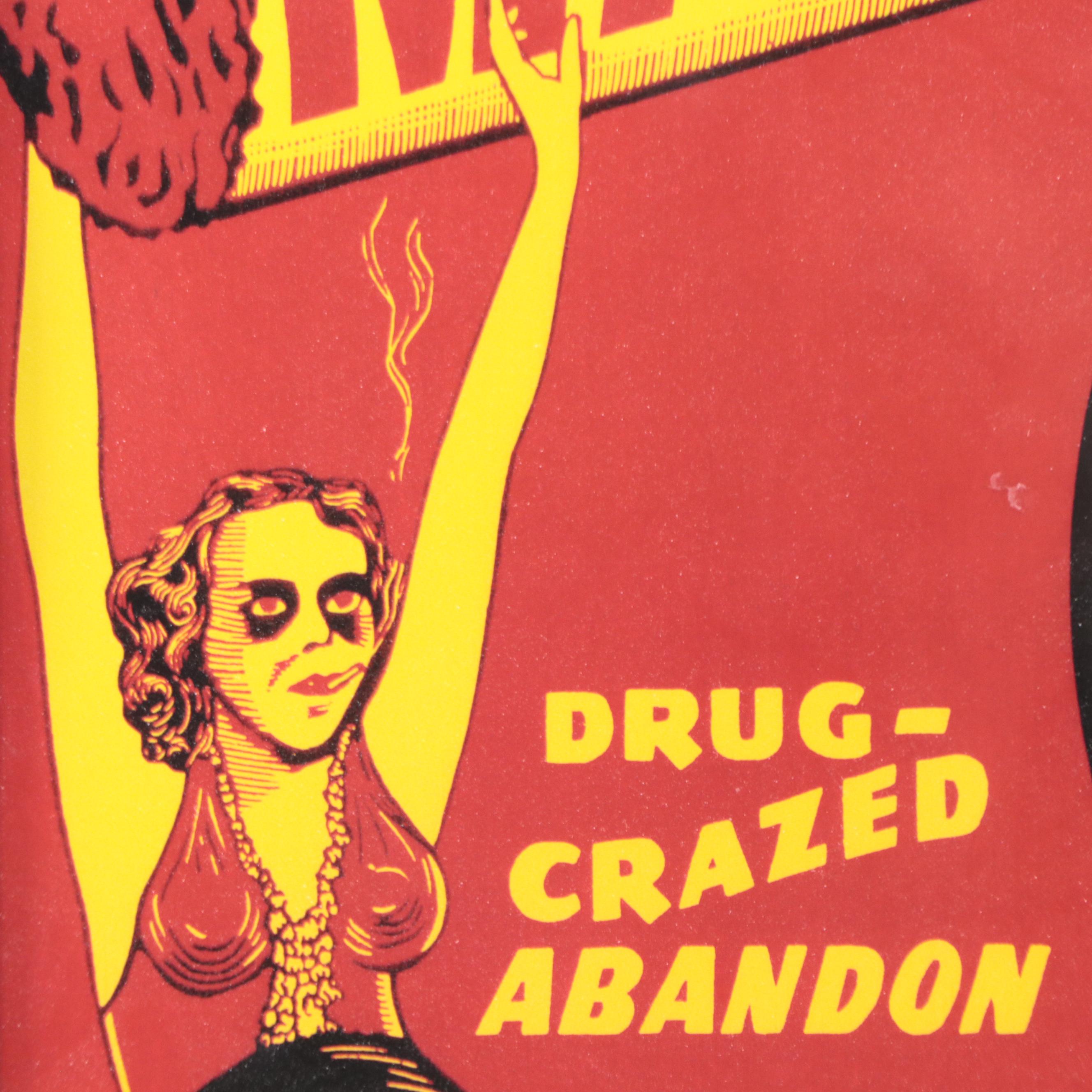 Giclée of Marijuana Propaganda Poster "Reefer Madness"