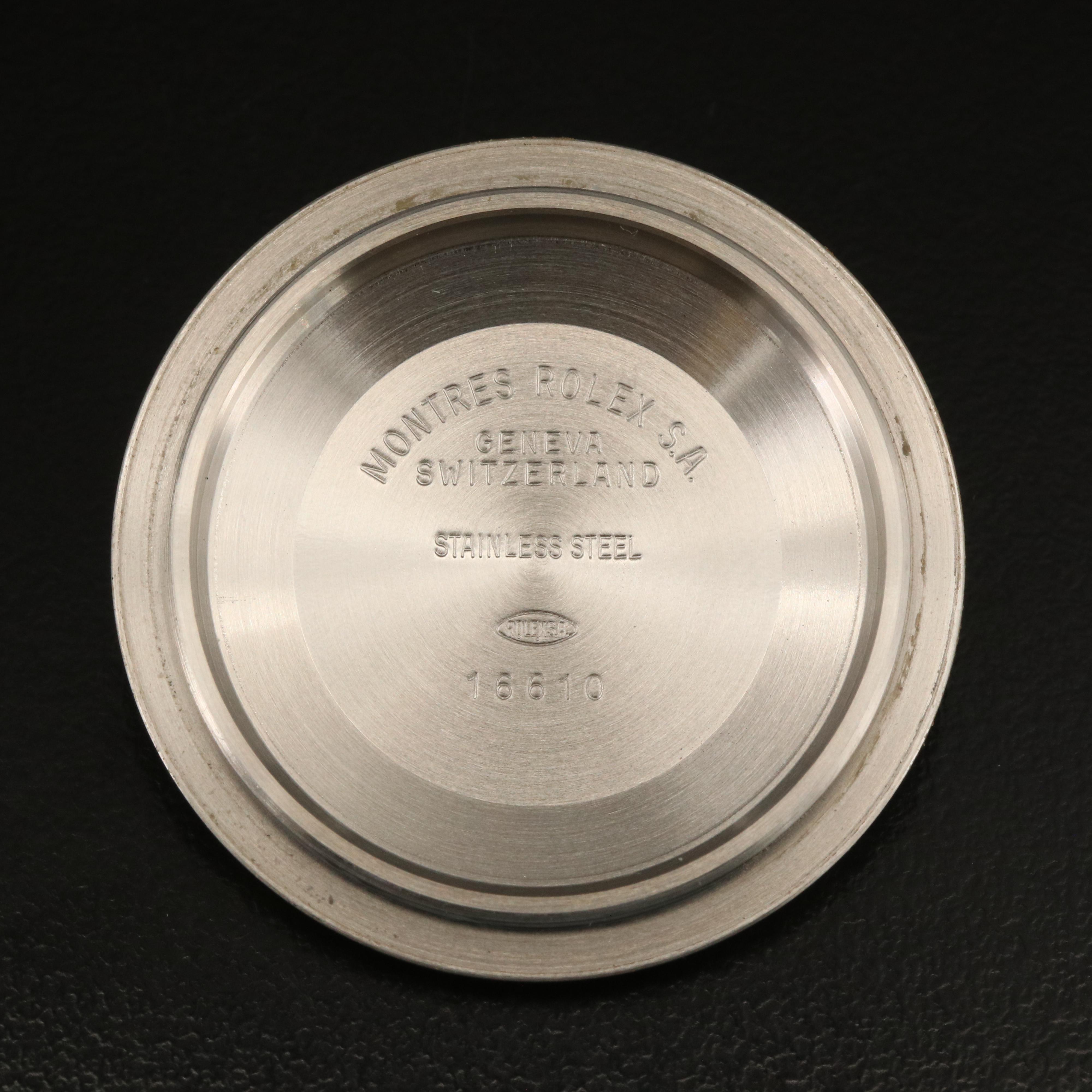 1995 - 1996 Rolex Submariner Date Stainless Steel Watch