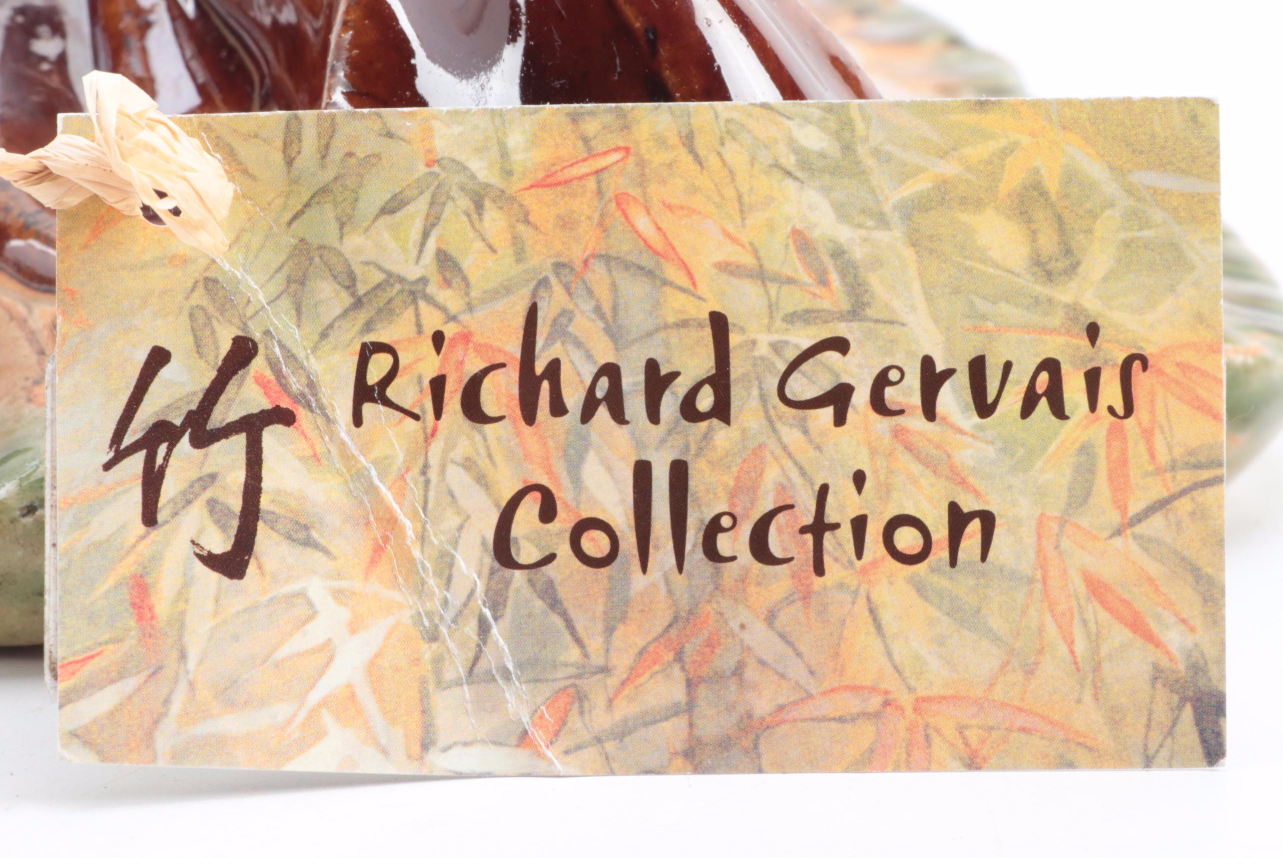 Chinese Peacock and Basket Form Glazed Pottery Wall Pockets