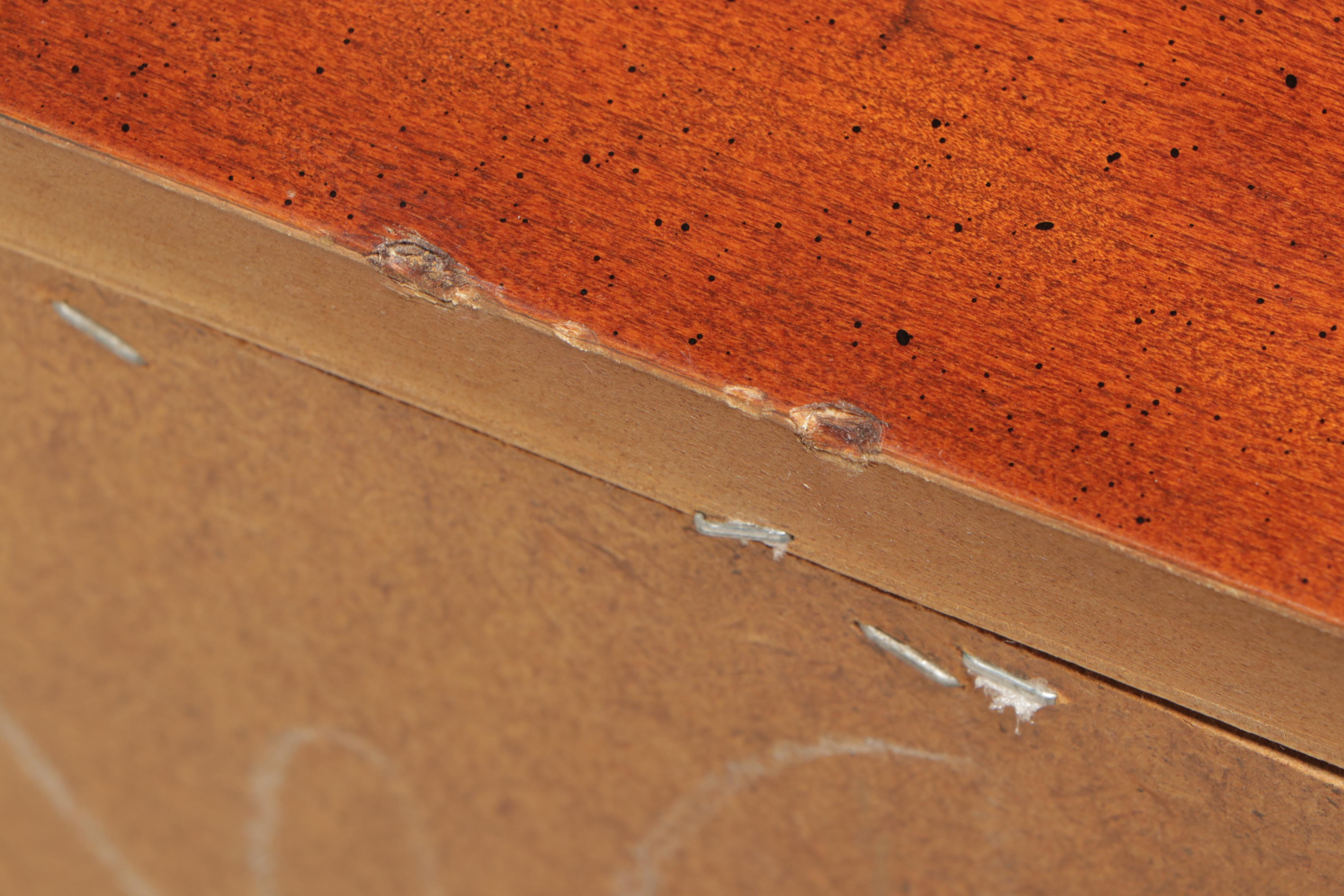 American Drew Chippendale Style Cherrywood Block-Front Four-Drawer Chest