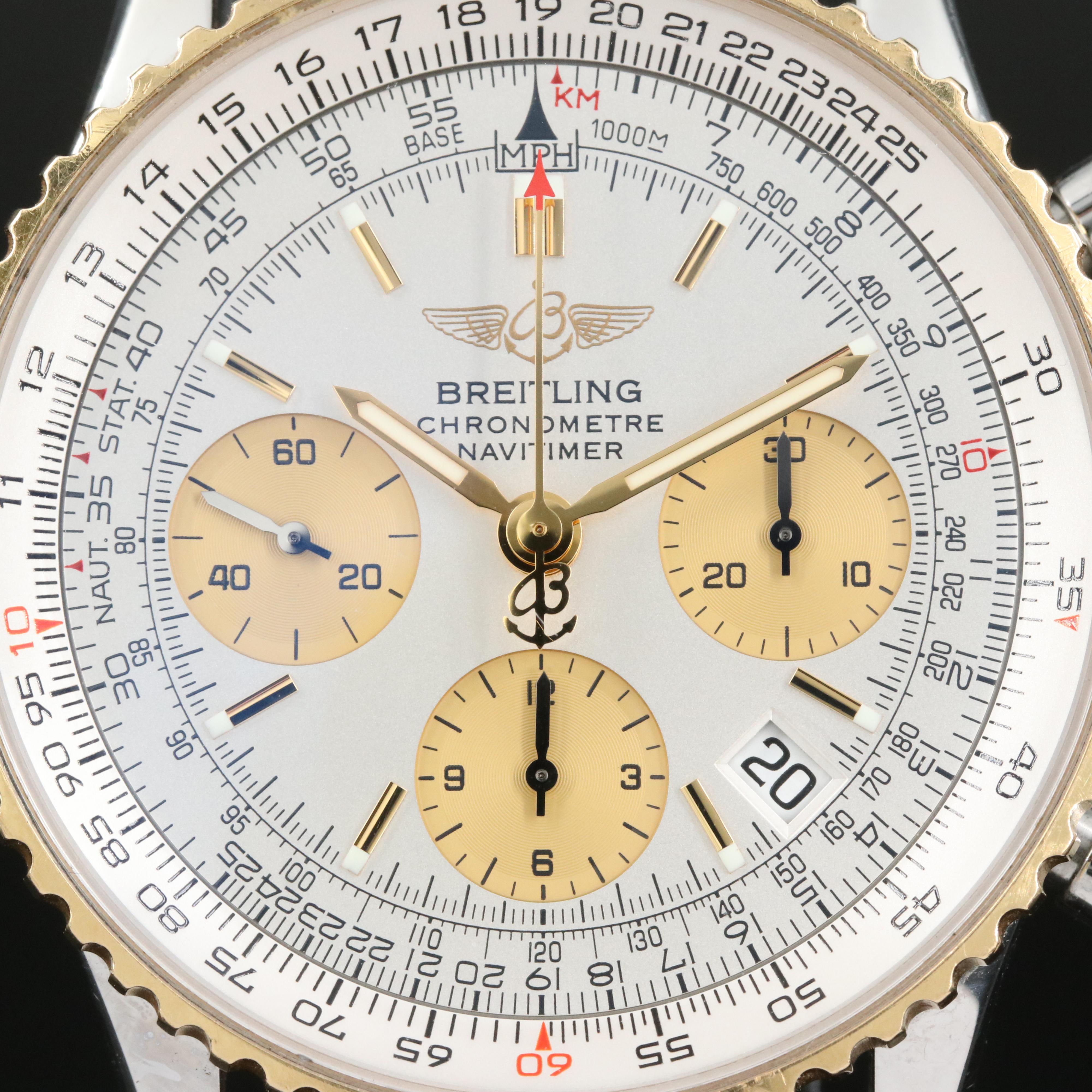 Breitling Navitimer Chronograph 18K and Stainless Steel Watch