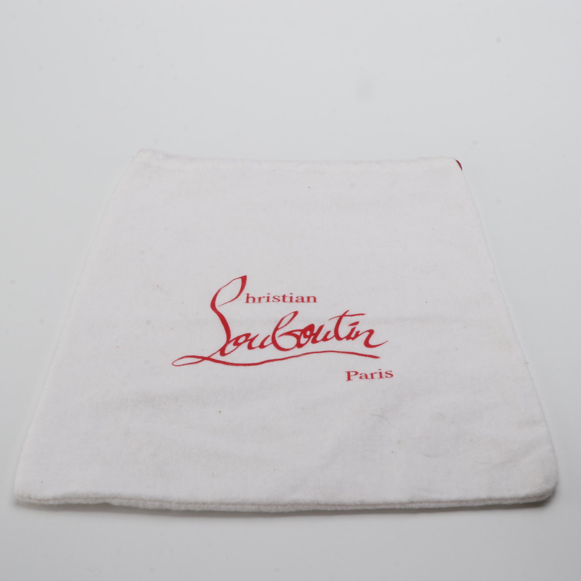 Christian Louboutin Triloubi Chain Bag in Spiked Calf Hair and Bicolor Leather