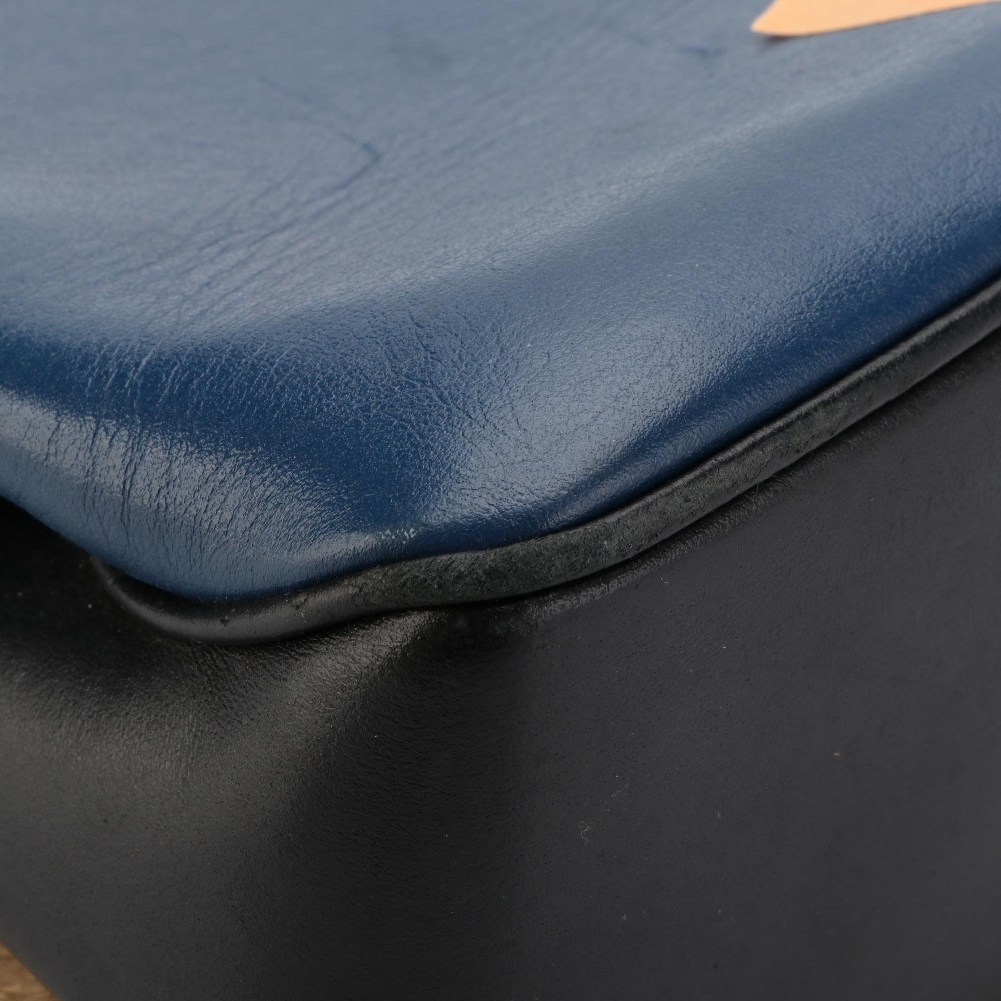 Christian Louboutin Triloubi Chain Bag in Spiked Calf Hair and Bicolor Leather