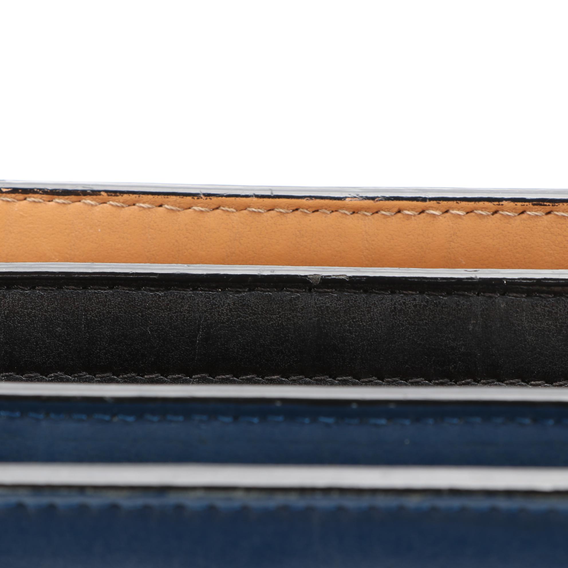 Christian Louboutin Triloubi Chain Bag in Spiked Calf Hair and Bicolor Leather