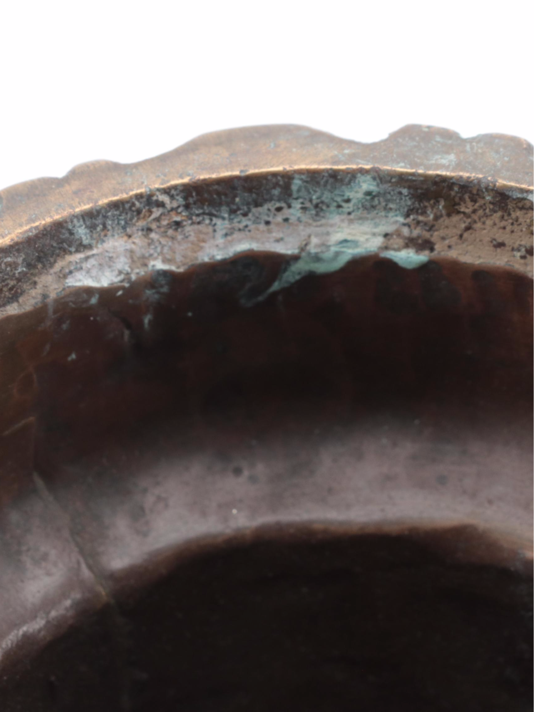 Tibetan Copper Teapot with Indian Pouring Vessel and Incised Chilean Canister