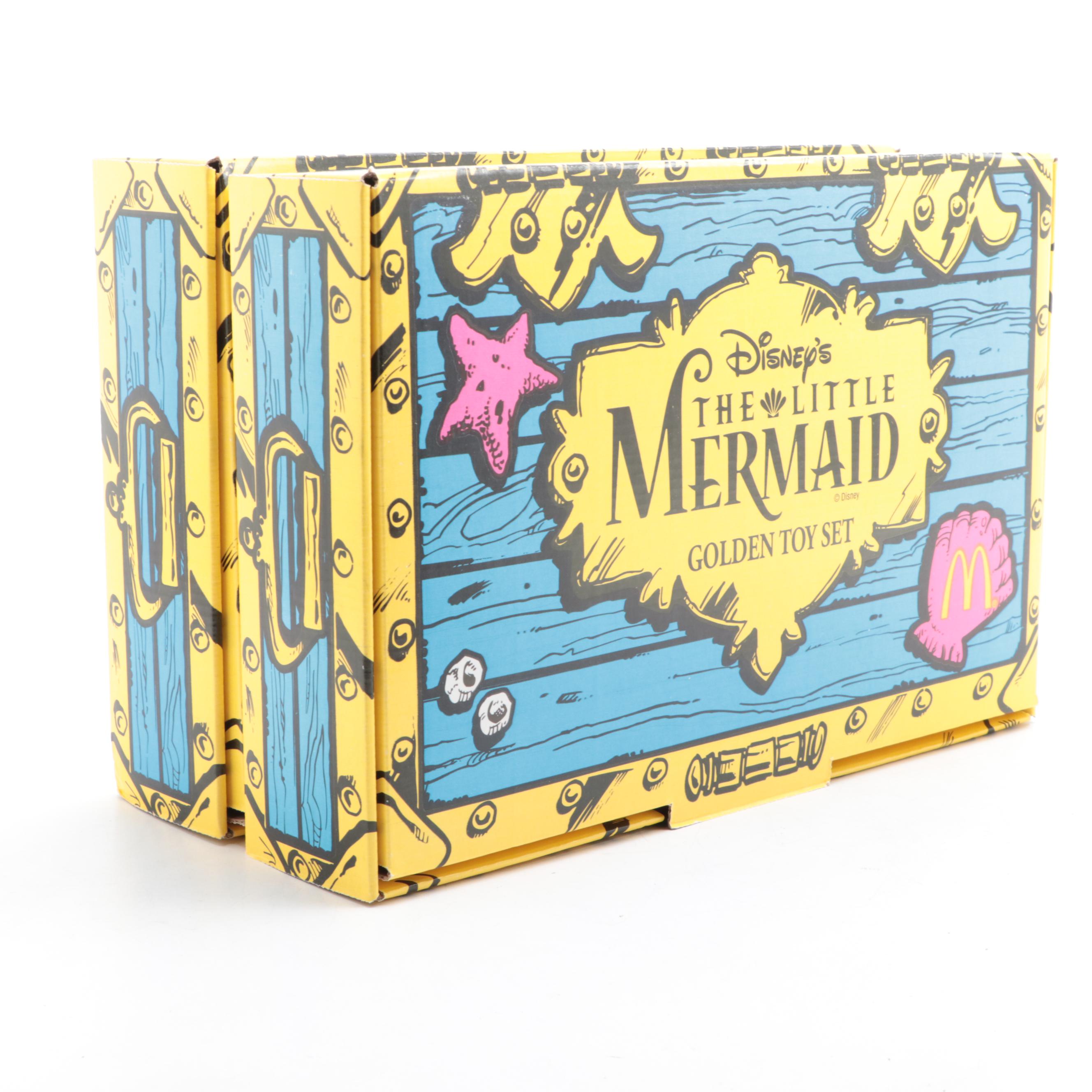 McDonald's "The Little Mermaid" Golden Happy Meal Toy Sets, 1997